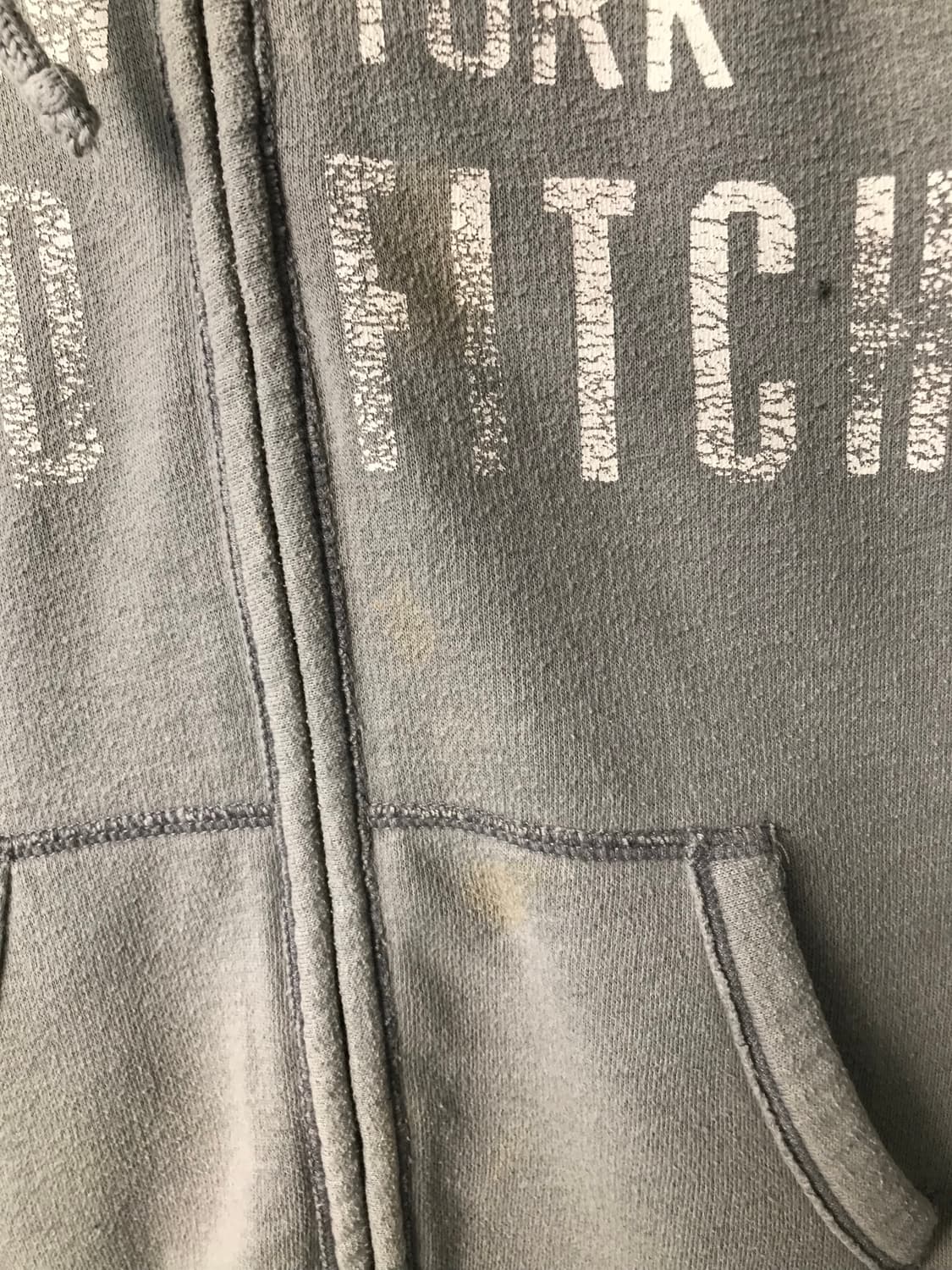 아베크롬비 y2k 와투케 그레이 후드집업 상품이미지6