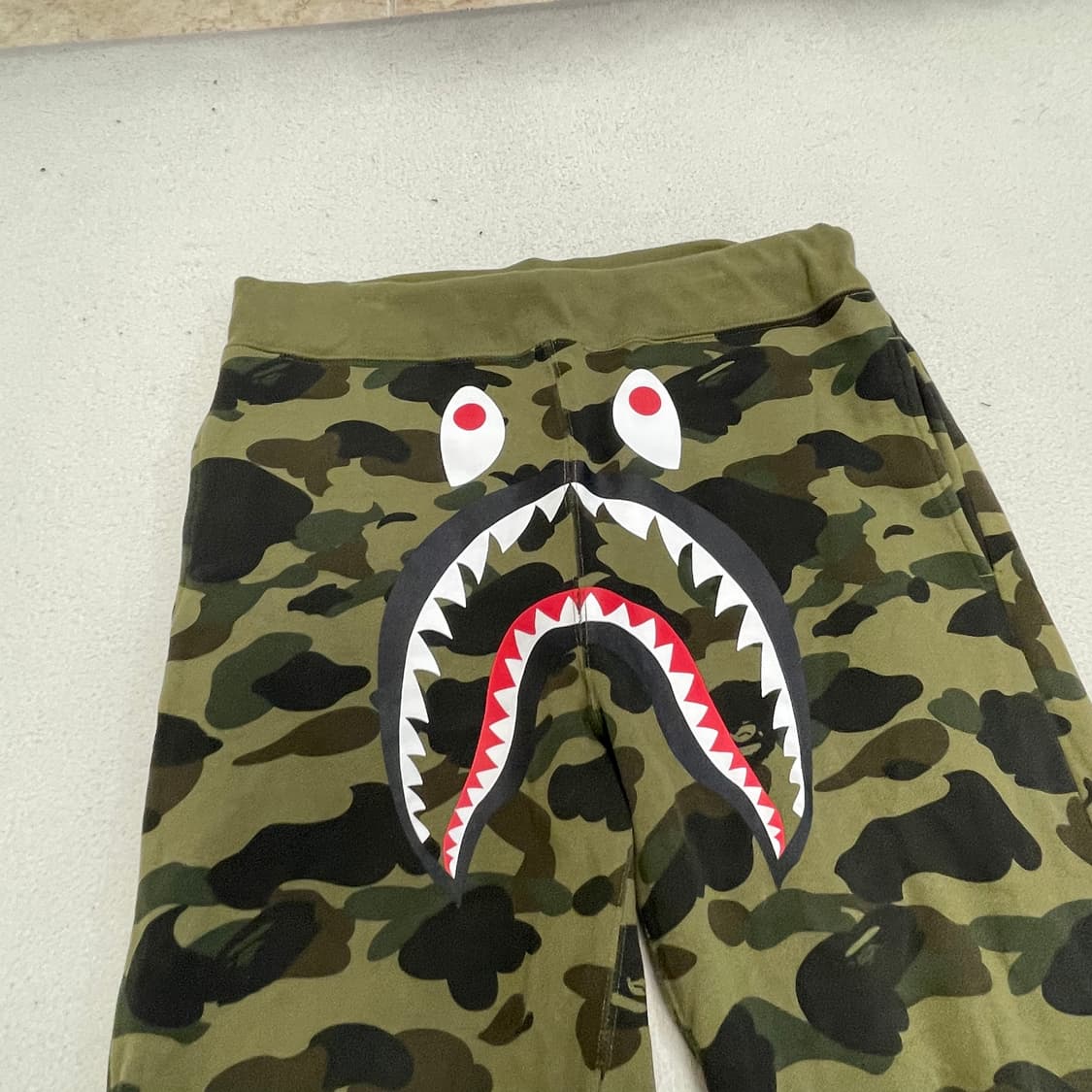 Bape green camo jogger sweatpants  상품이미지5