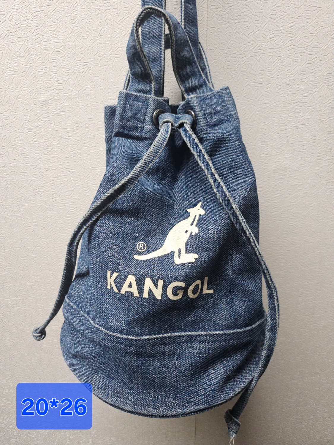 캉골 데님 버킷백 숄더백 (20*26) 상품이미지1