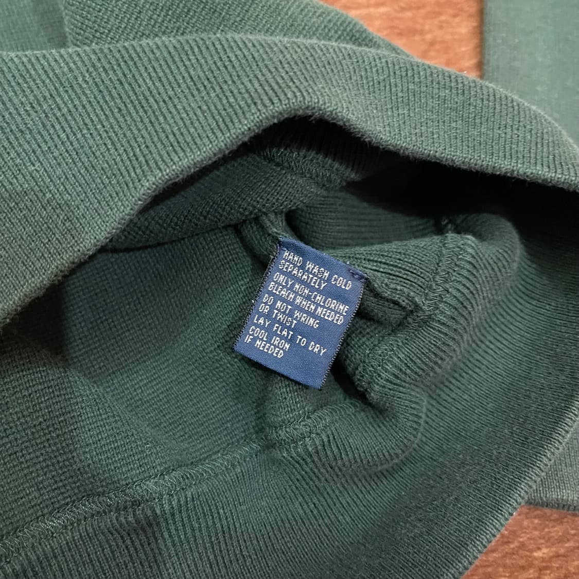 폴로 랄프로렌 패치 그린 반집업 스웨터 상품이미지4