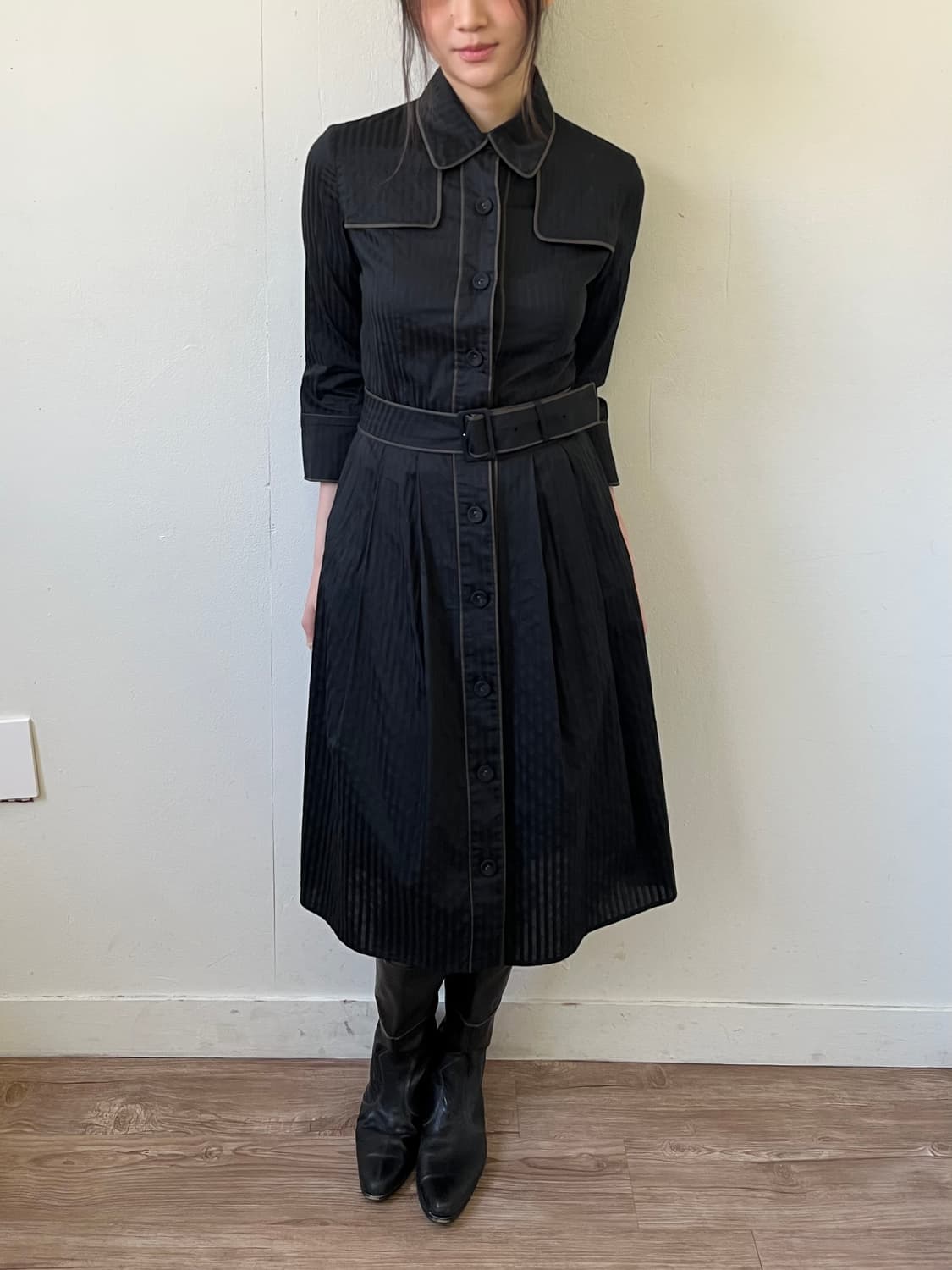 LANVIN 벨티드 원피스 상품이미지8