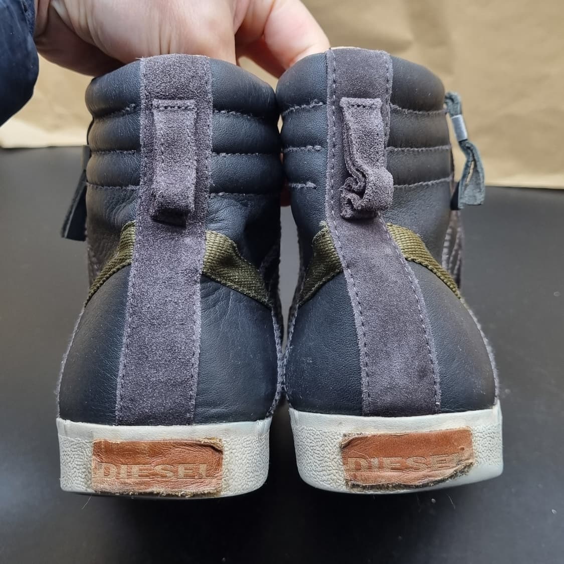 디젤 가죽 하이탑 스니커즈 270 상품이미지4