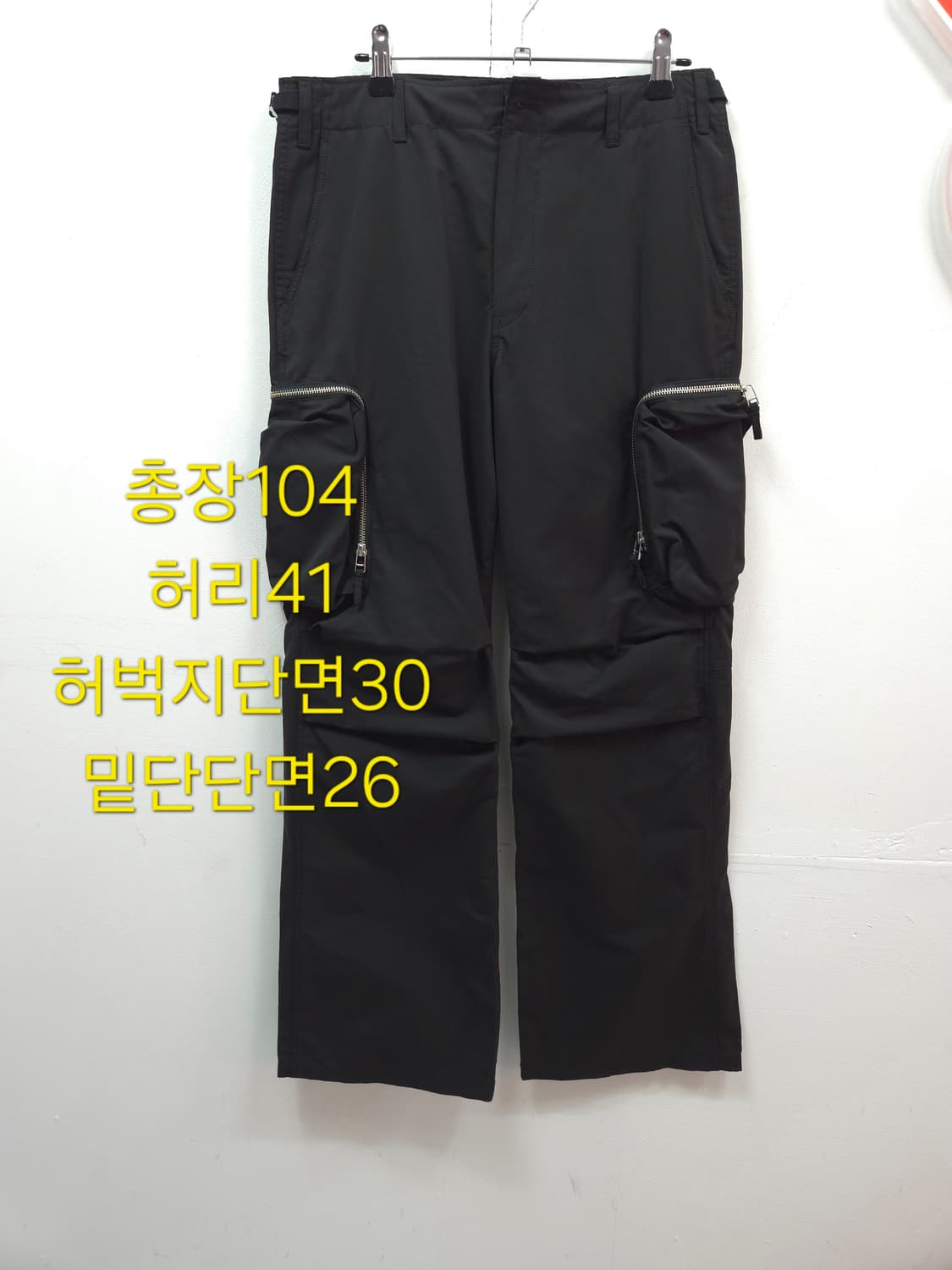 L 빔즈 BEAMS VAPORIZE 바이퍼라이즈 카고팬츠 블랙 상품이미지1