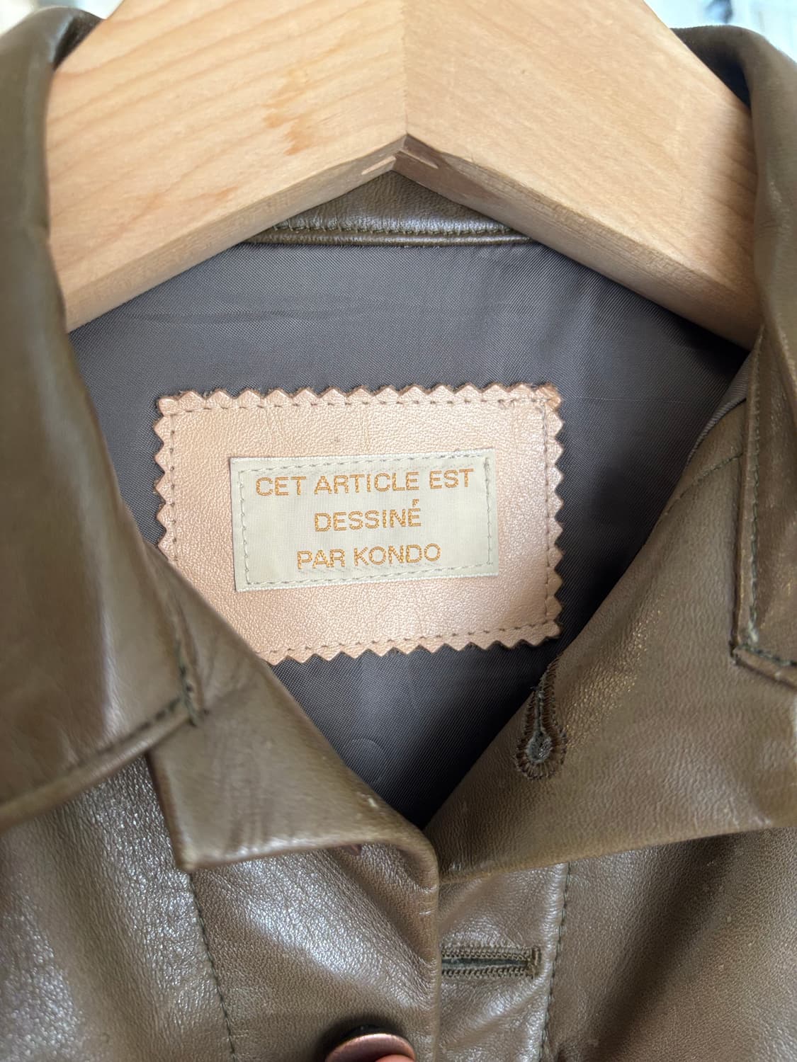 말가죽 빈티지 자켓 상품이미지5