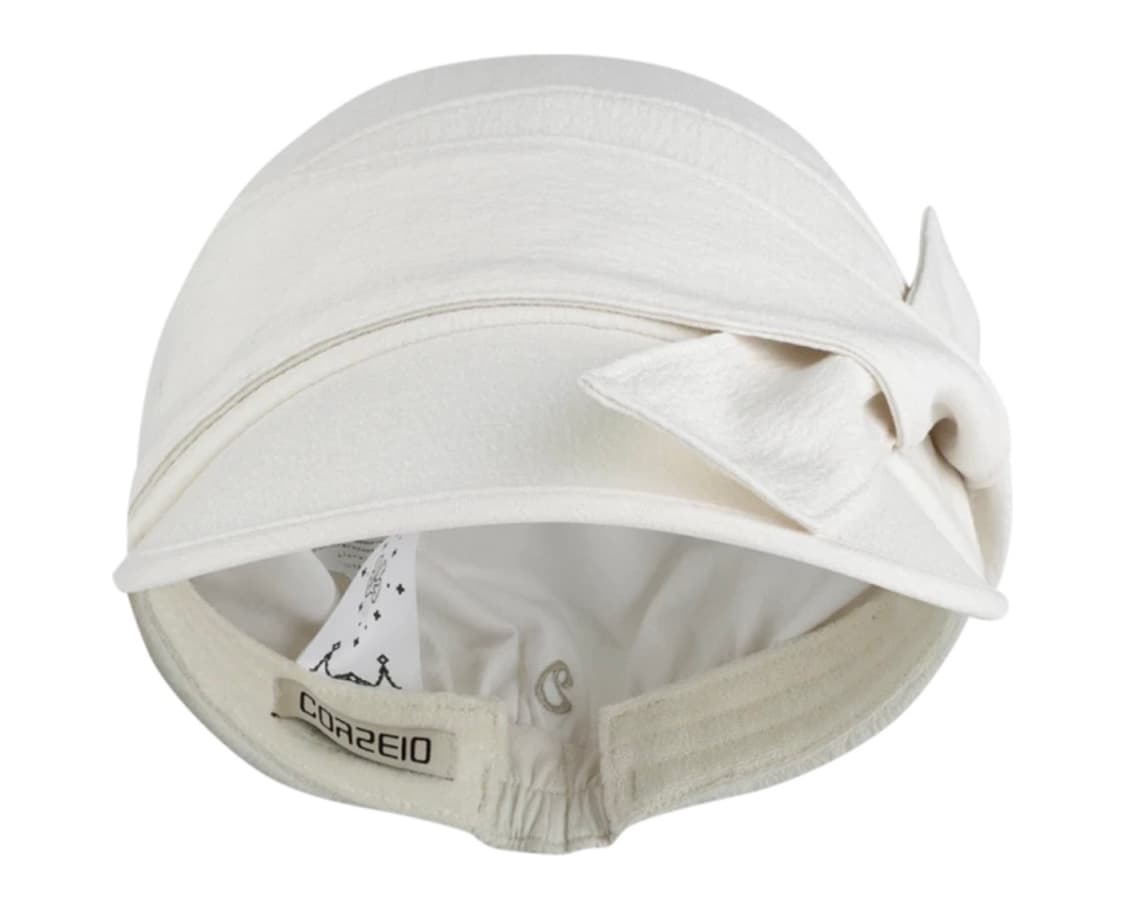 코이세이오 리본 타이 캡 아이보리 상품이미지1