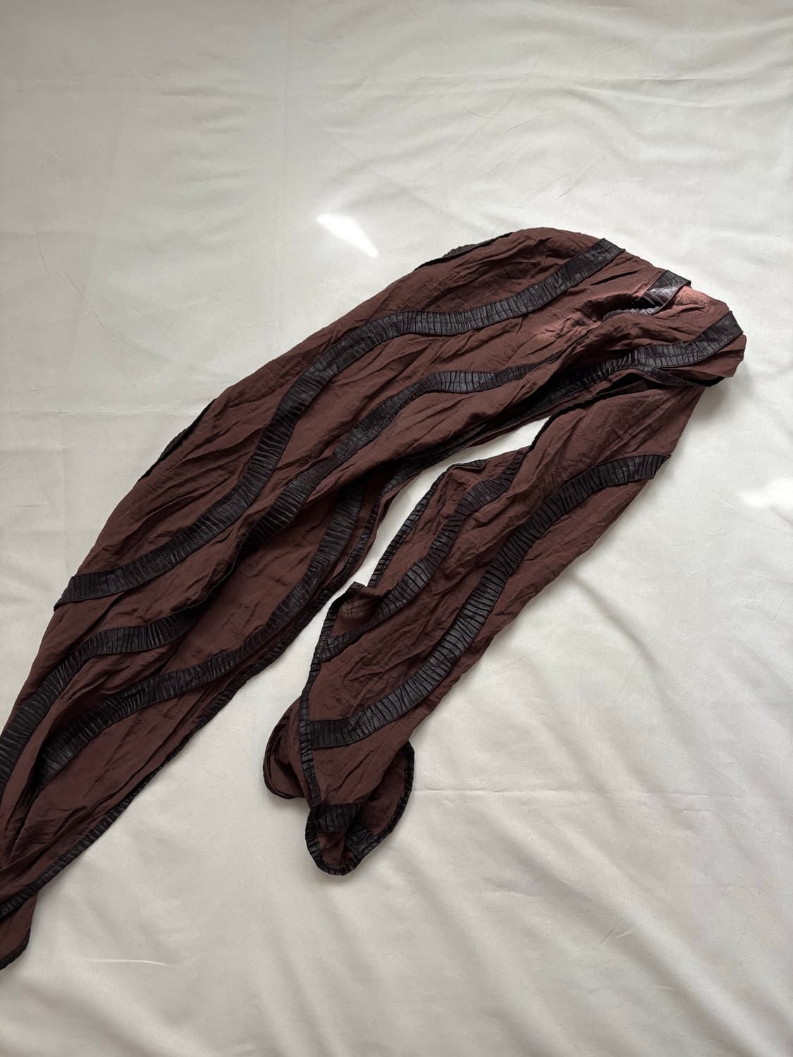 vintage brown scarf 상품이미지2