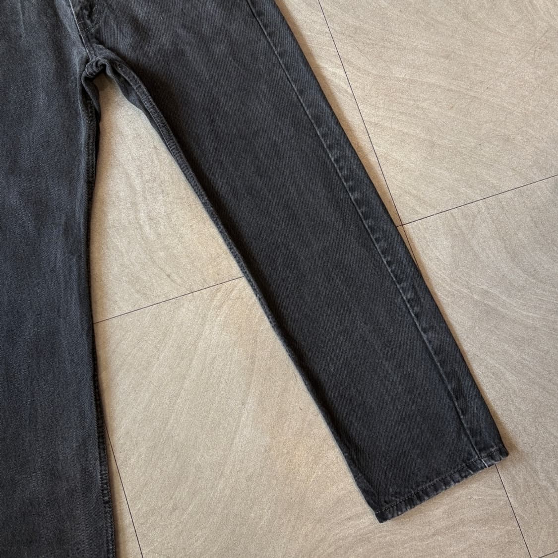 리바이스 정품 505 데님 블랙 팬츠  상품이미지4