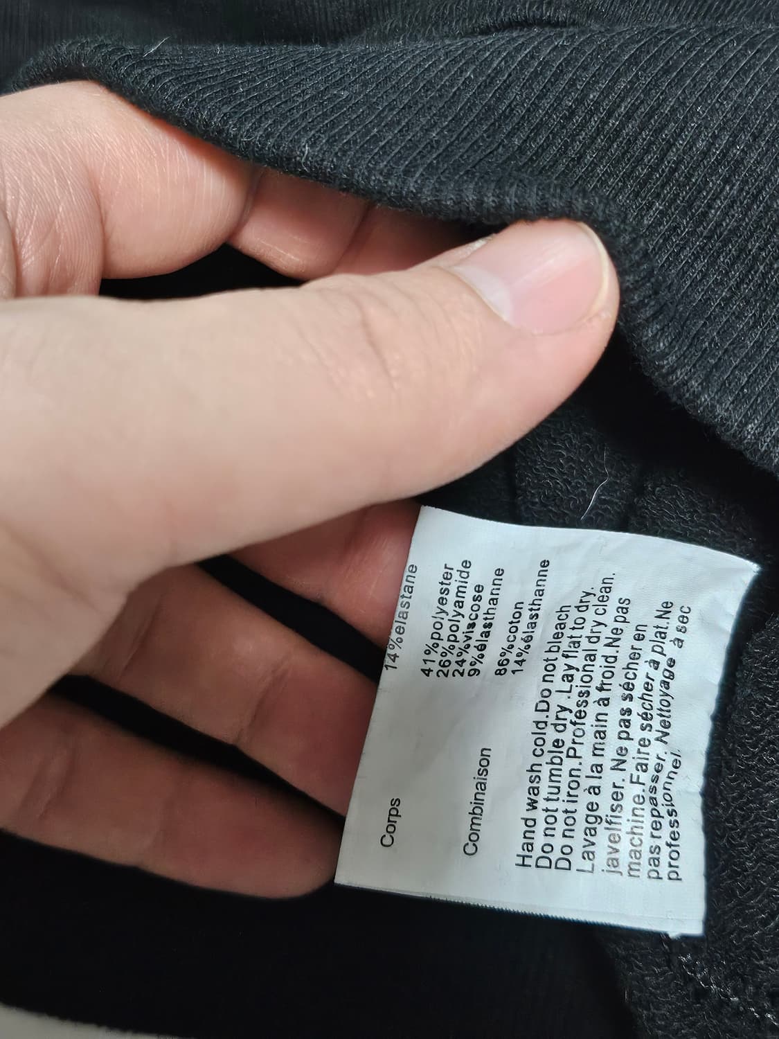 알렉산더 왕 로고 맨투맨 블랙 L 상품이미지5