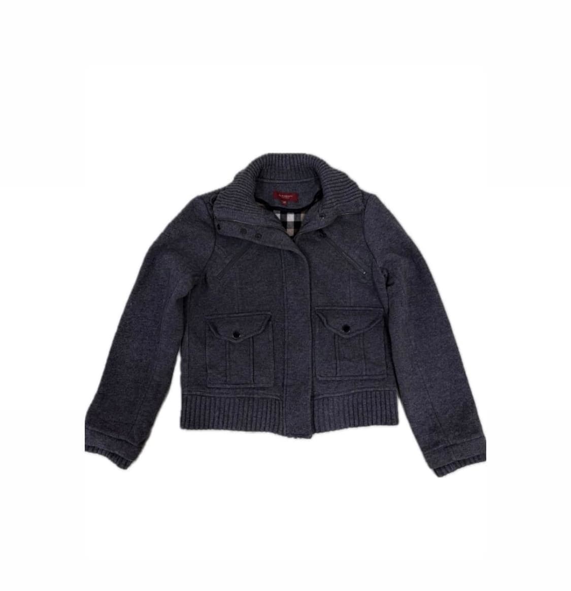 버버리 런던 하이넥 울 자켓 상품이미지2