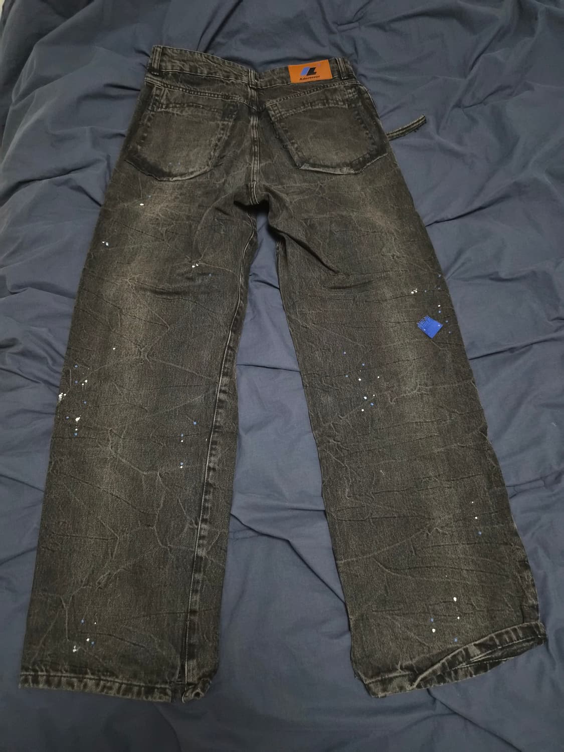 아더에러 자라 슬릿진 블랙진 흑청 데님 36 사이즈 상품이미지7