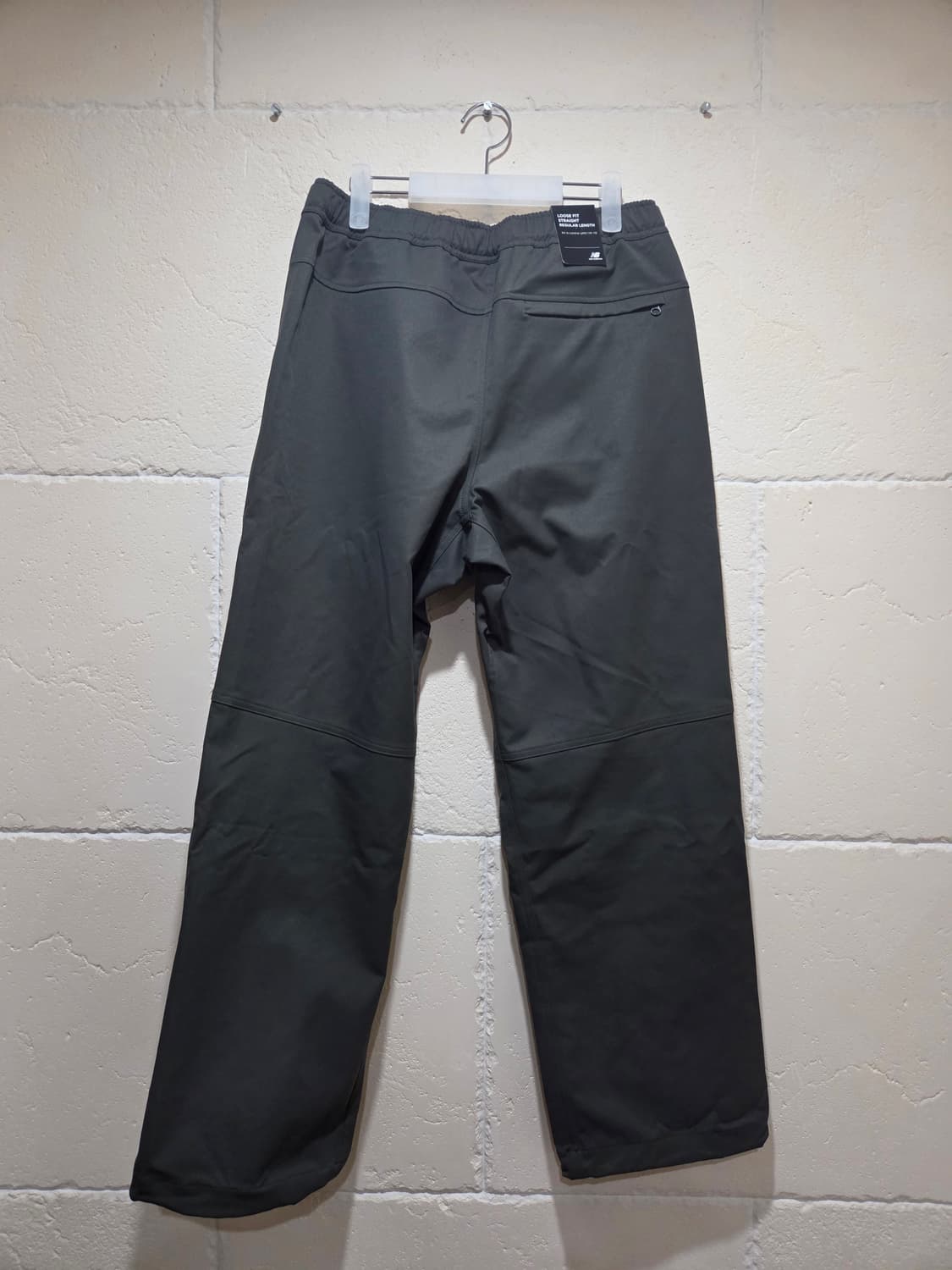 뉴발란스 유니 스트레치 벨티드 팬츠 L 카키 새상품 상품이미지2