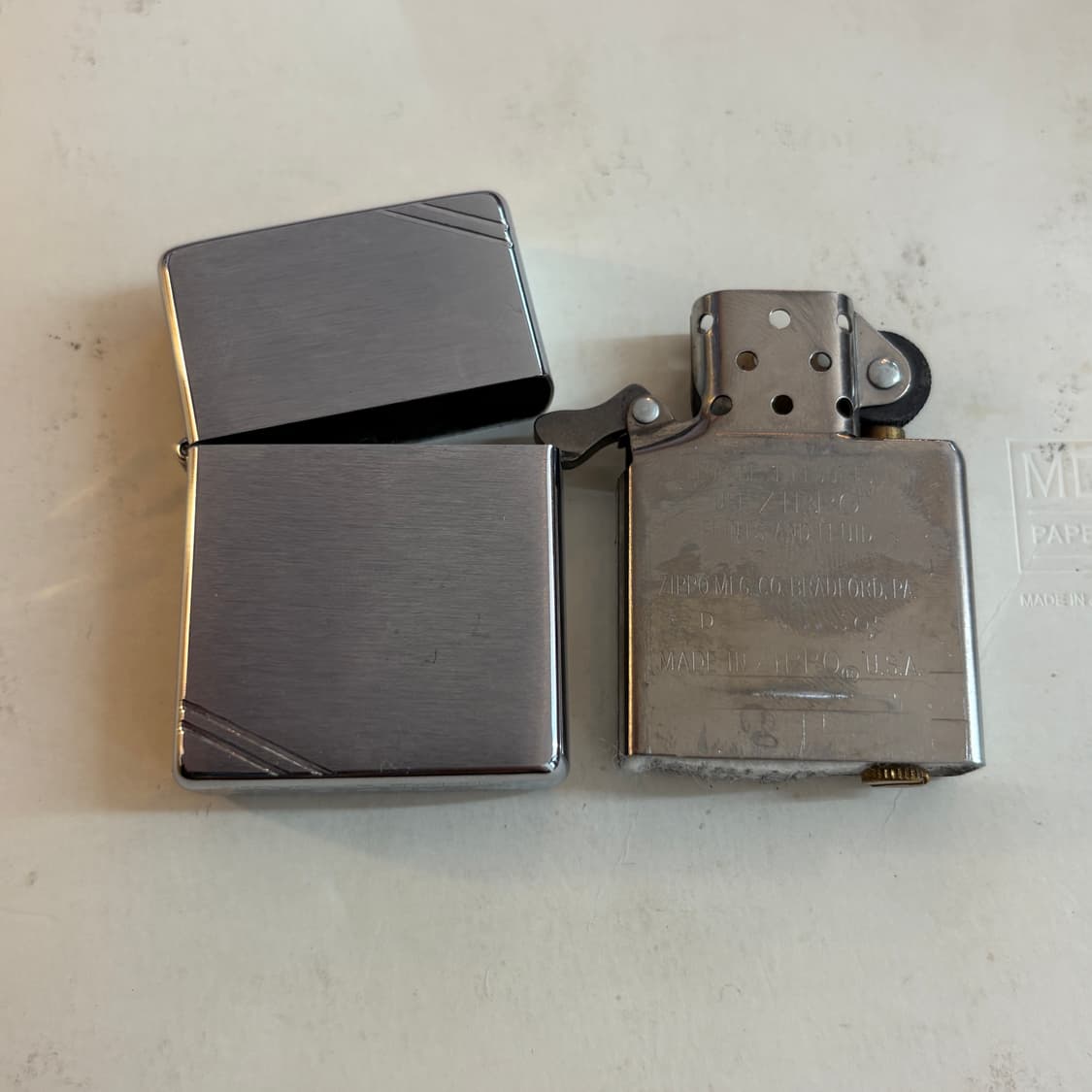 Normal edge line zippo lighter 상품이미지2