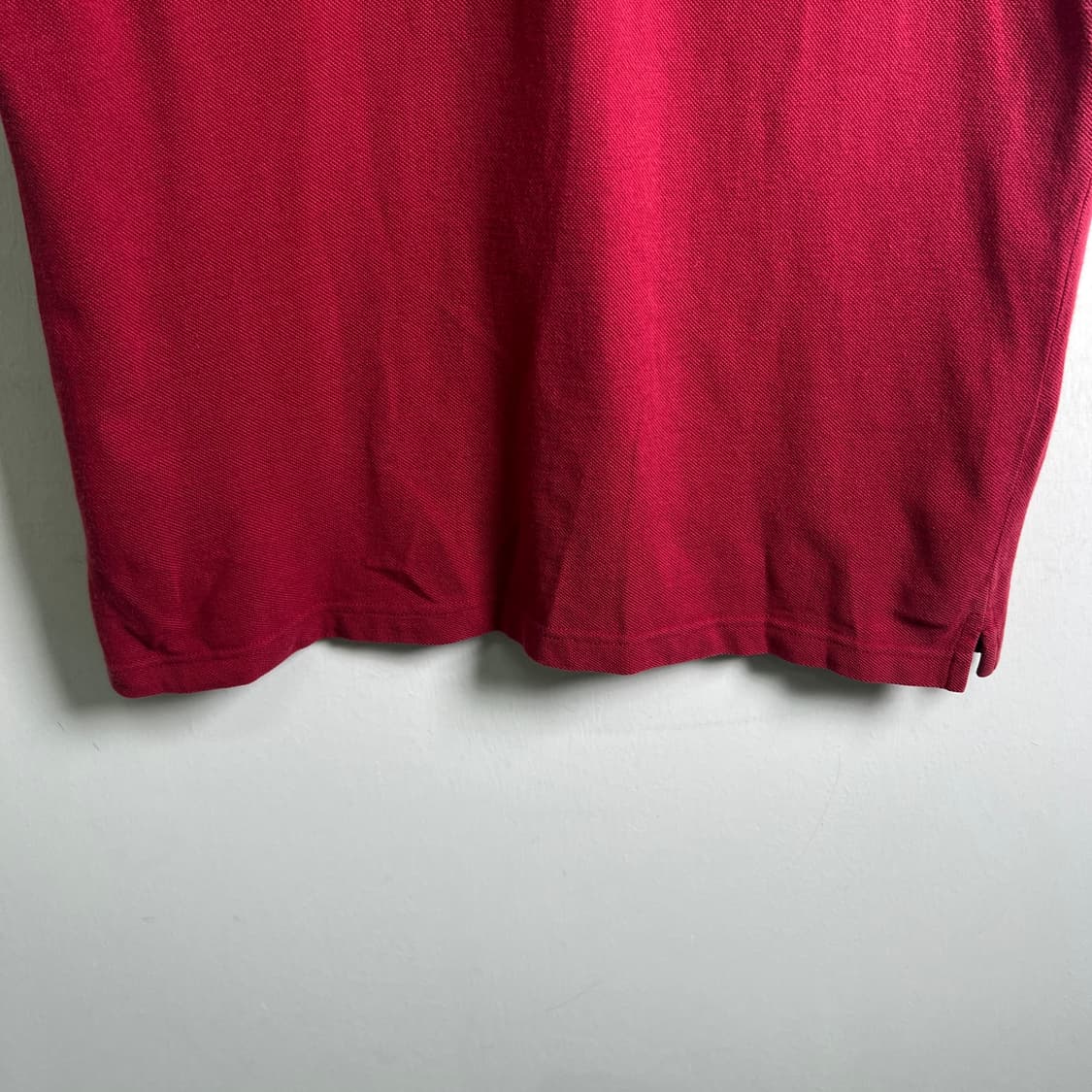 버버리 빈티지 레드 노바 체크 반팔 폴로 셔츠 M 상품이미지5