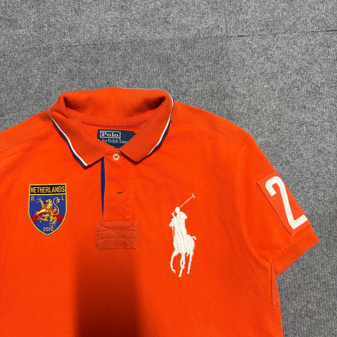 폴로 랄프로렌 오렌지색 빈팔 카라티 pk L 상품이미지1