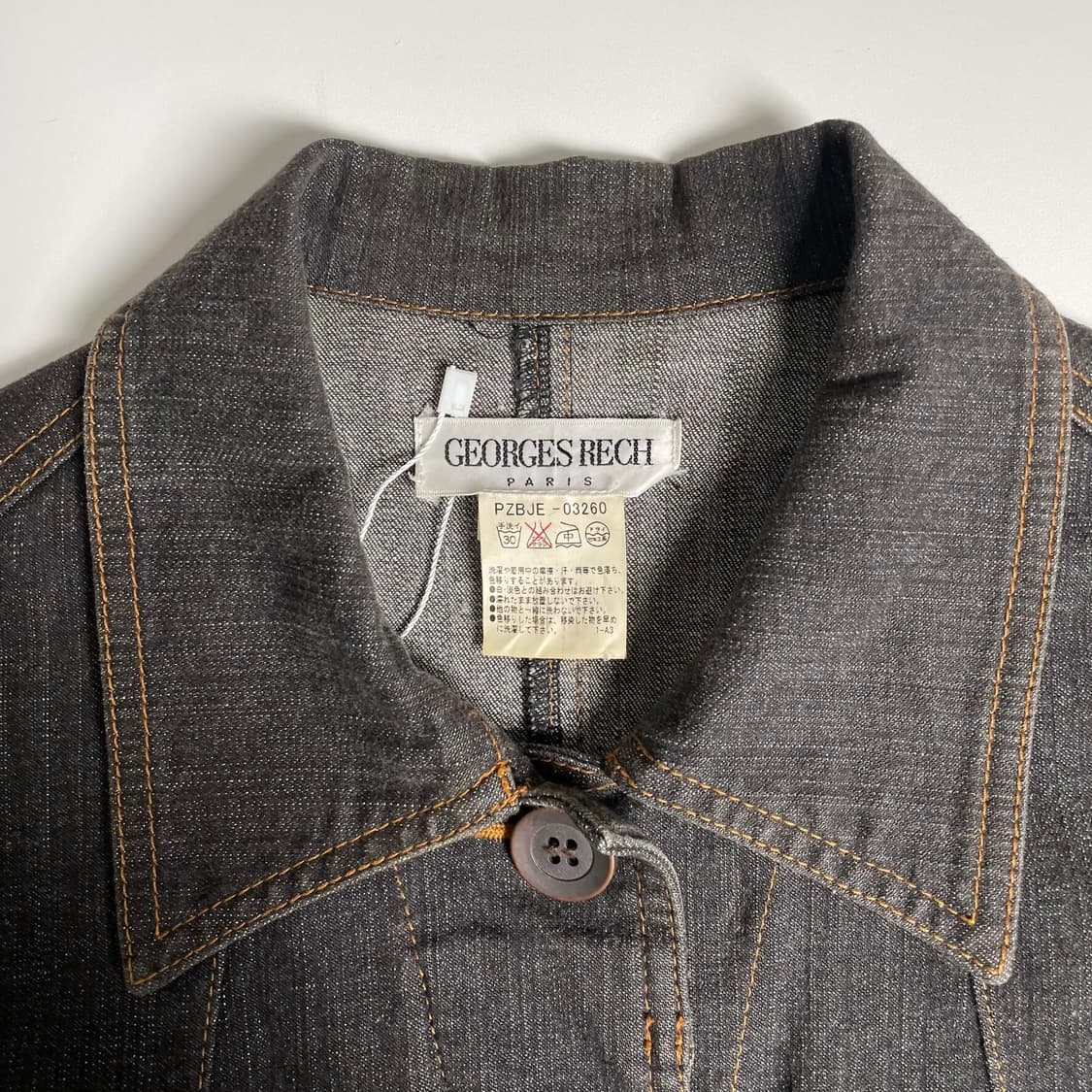 Georges rech 사이드 포켓 데님 자켓 상품이미지6