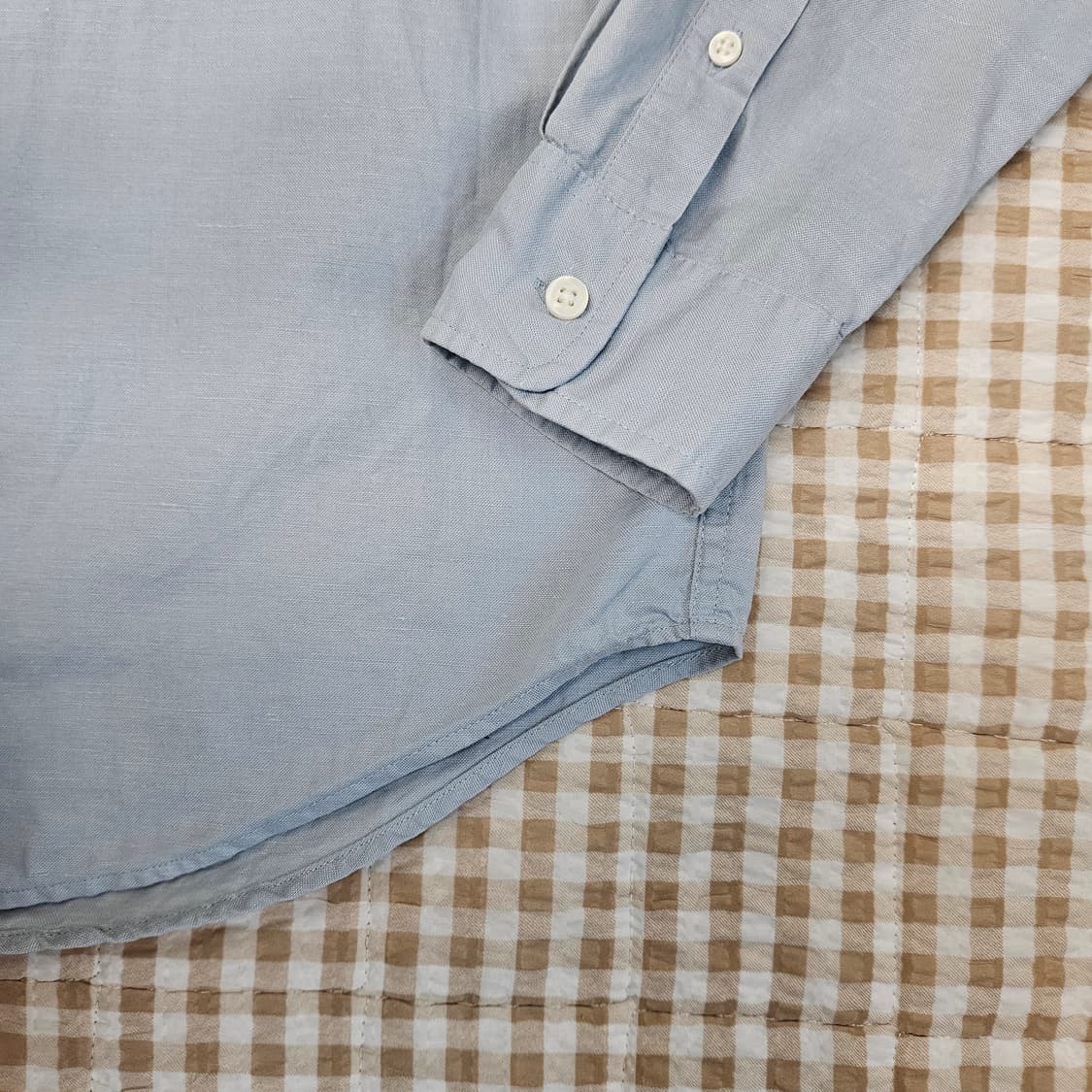 지오다노 린넨 긴소매 셔츠 남자100 상품이미지4