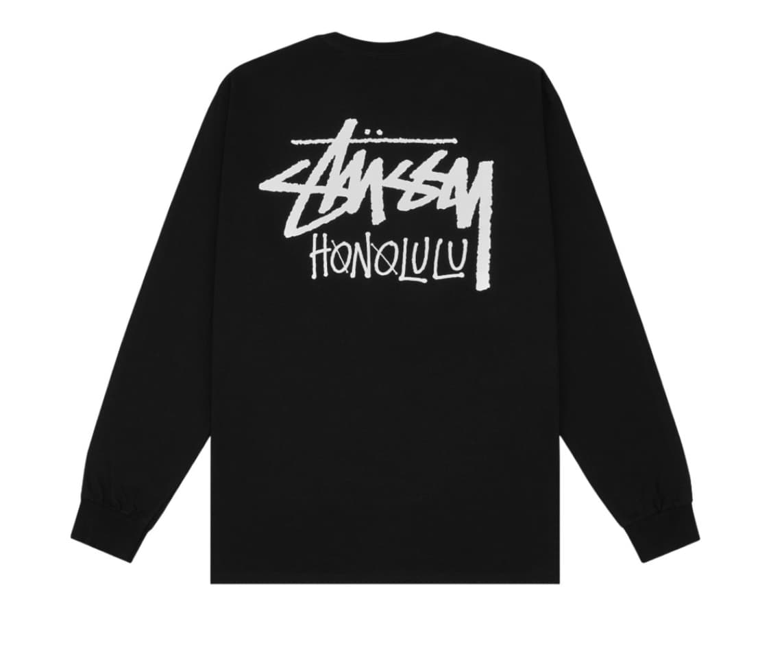 오늘만 쿨거시 급처) 스투시 호놀룰루 롱슬리브 블랙 m사이즈 상품이미지1