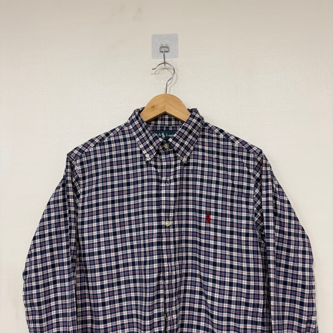 폴로 체크셔츠M[175/96A] 상품이미지2