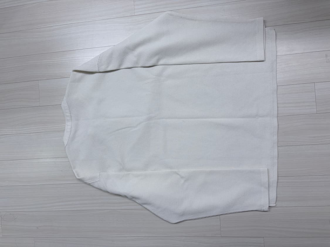 L) 드로우핏 코튼 와플 헨리넥 티셔츠 [IVORY] 판매 상품이미지4