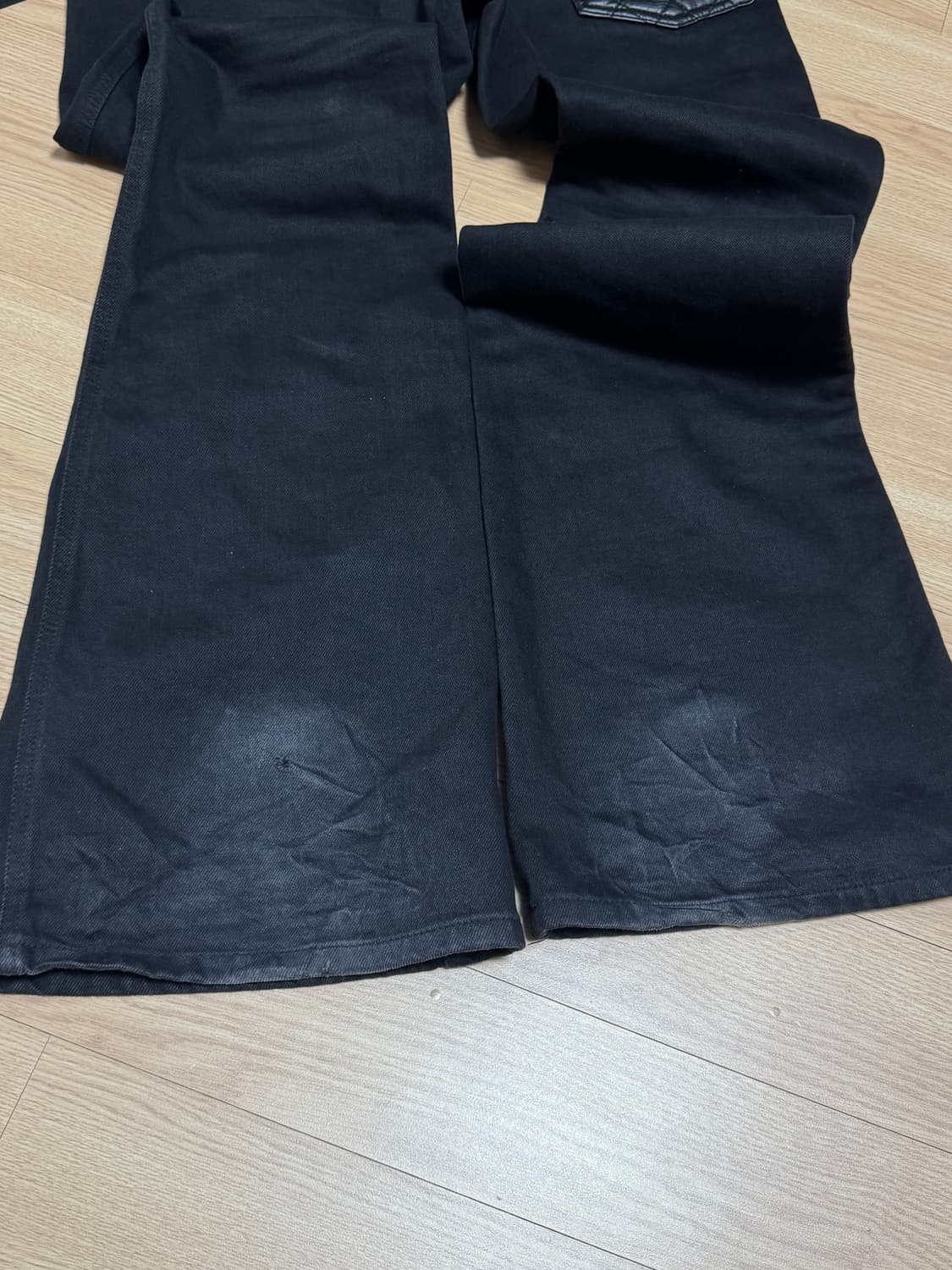 에모스탠스클럽 레더패치 플레어진 초판 1사이즈 상품이미지7