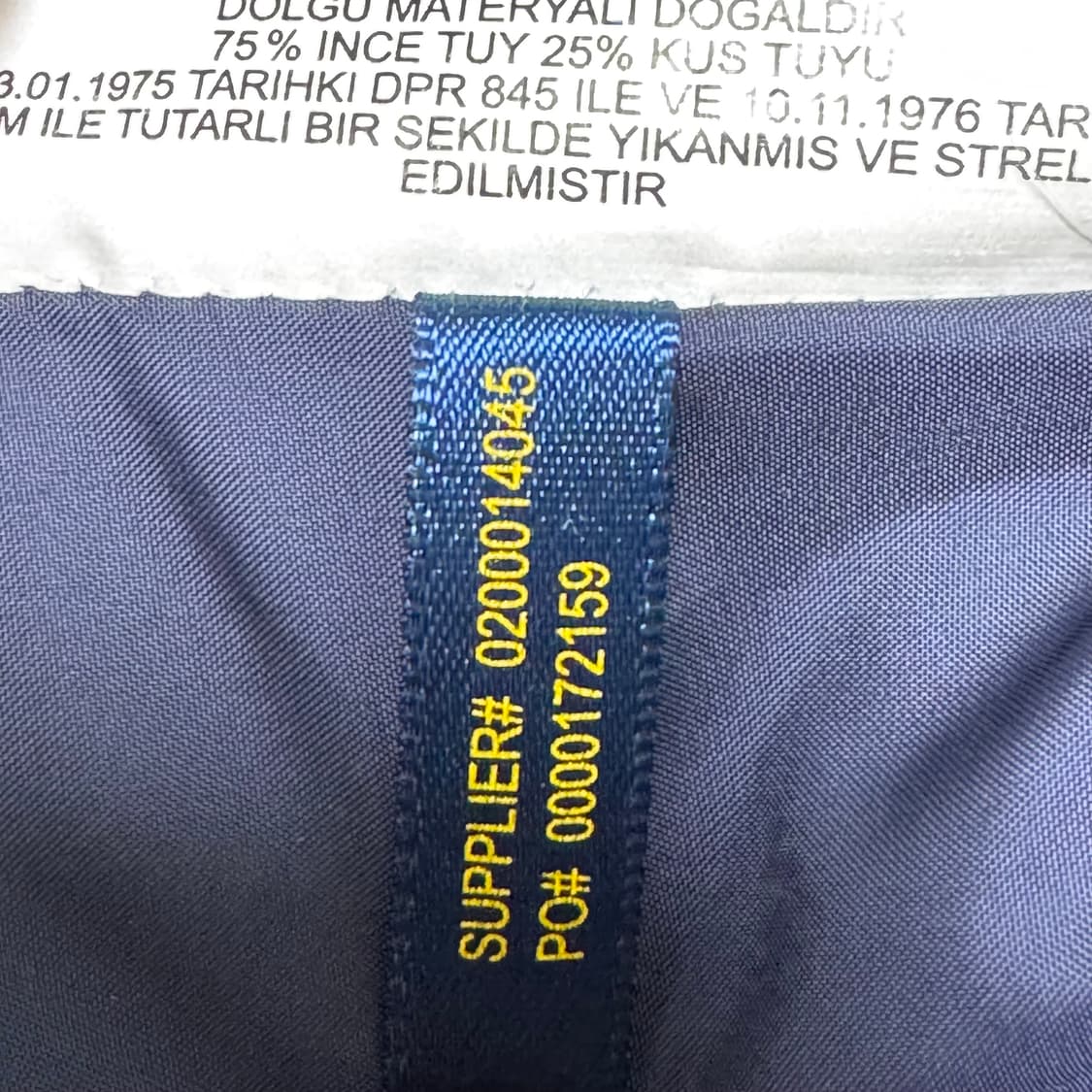 폴로 랄프로렌 패딩 조끼 네이비 M 상품이미지8