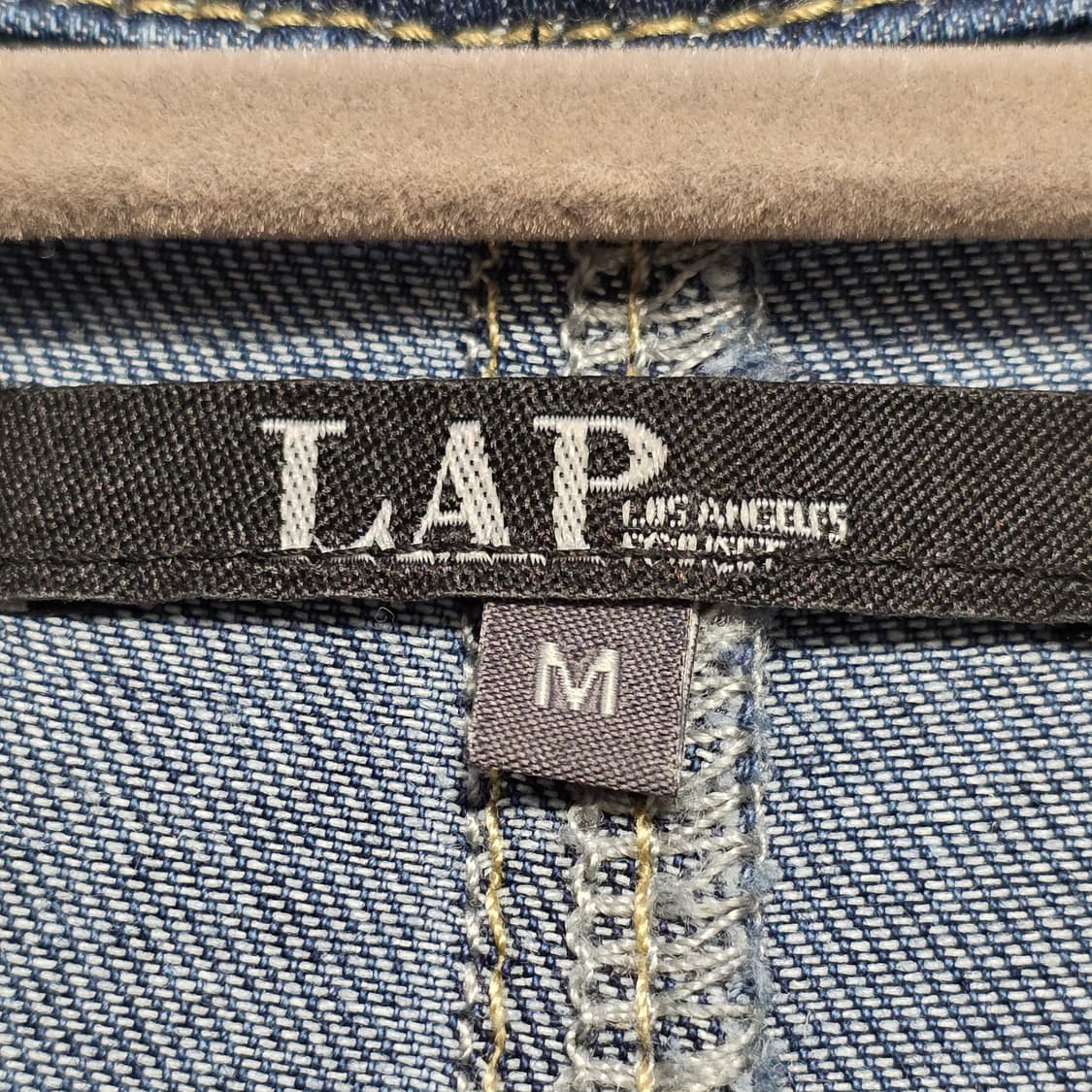 1375 LAP 랩 데님 롱원피스 M 여성 버튼형 플레어핏 데님원피스 상품이미지8