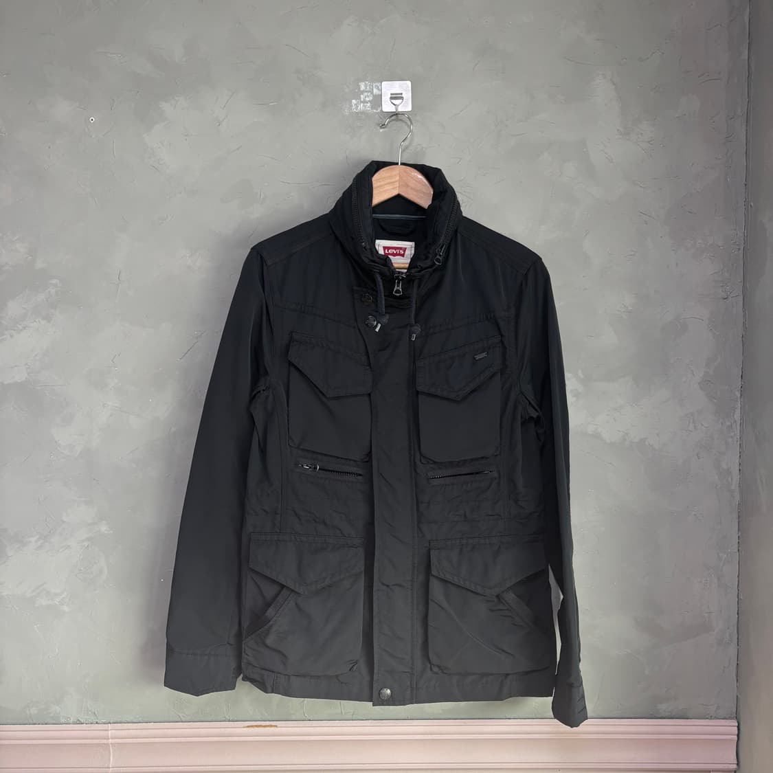 리바이스 필드 야상 사파리 자켓 블랙 상품이미지1