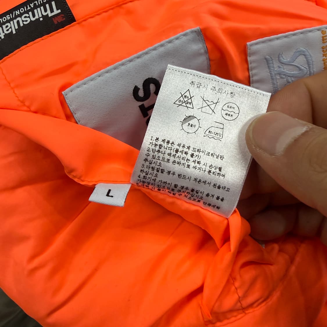 (L)노트르아트스 NORTEARTS 더블지퍼 MA-1자켓(올리브) 상품이미지5