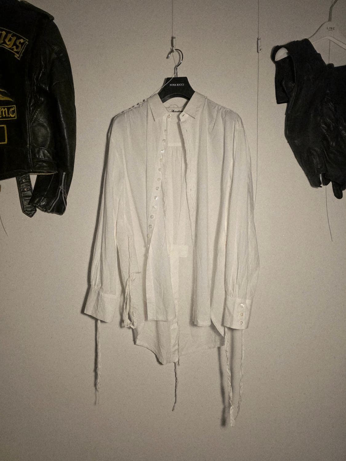 Midorikawa button fringe detail shirt 상품이미지2