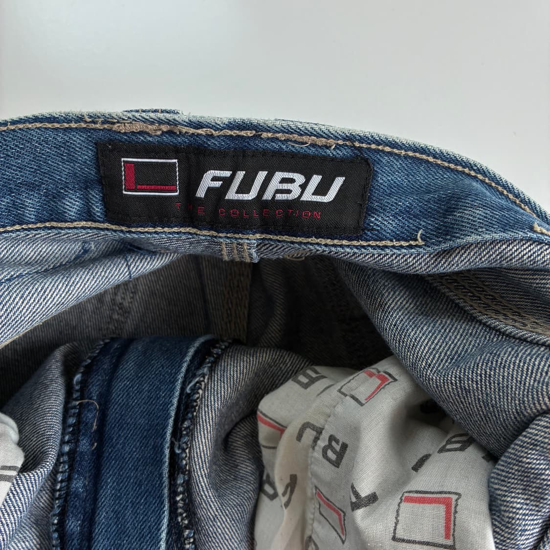 FUBU  푸부 90,s 백포켓 데님 카펜터 팬츠 상품이미지9