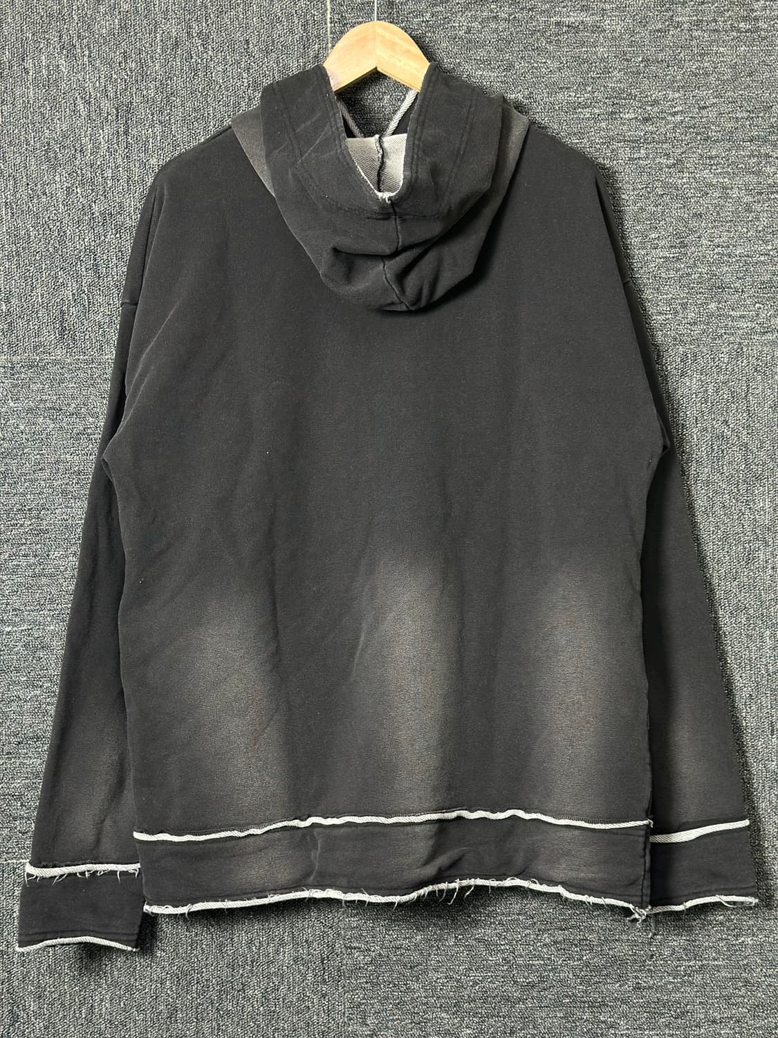 엑스오디너리 블랙 후드티 50사이즈 상품이미지2