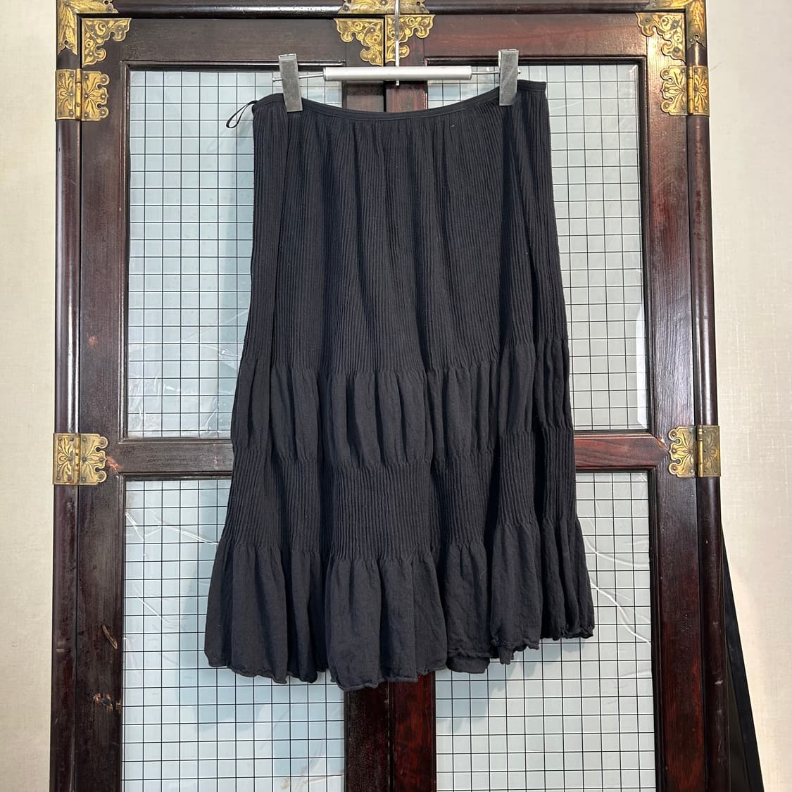 이세이미야케 립 니트 스커트 상품이미지4