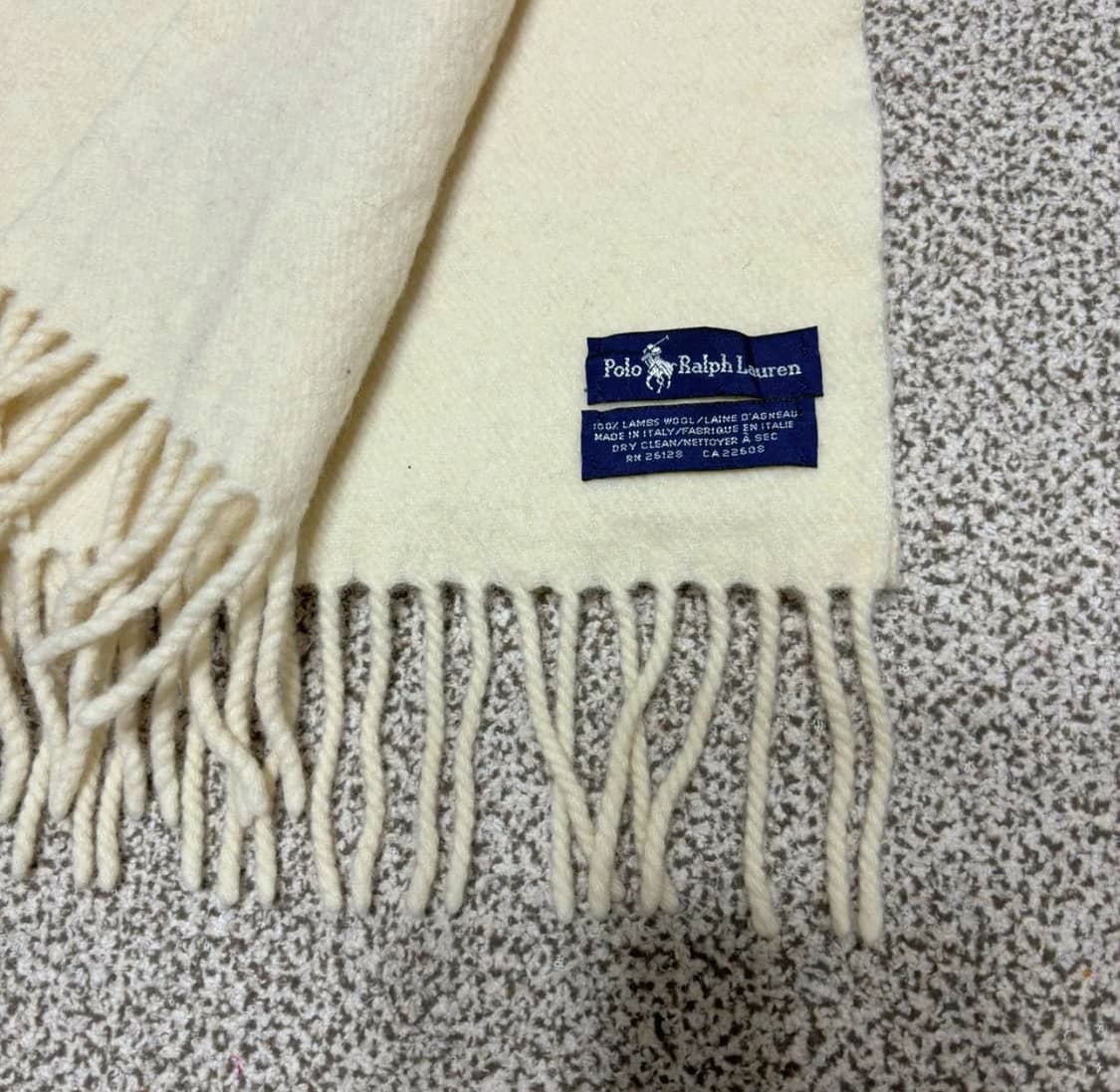 [택포,램스울100] 폴로 랄프로렌 이태리 머플러 목도리 [A] 상품이미지3