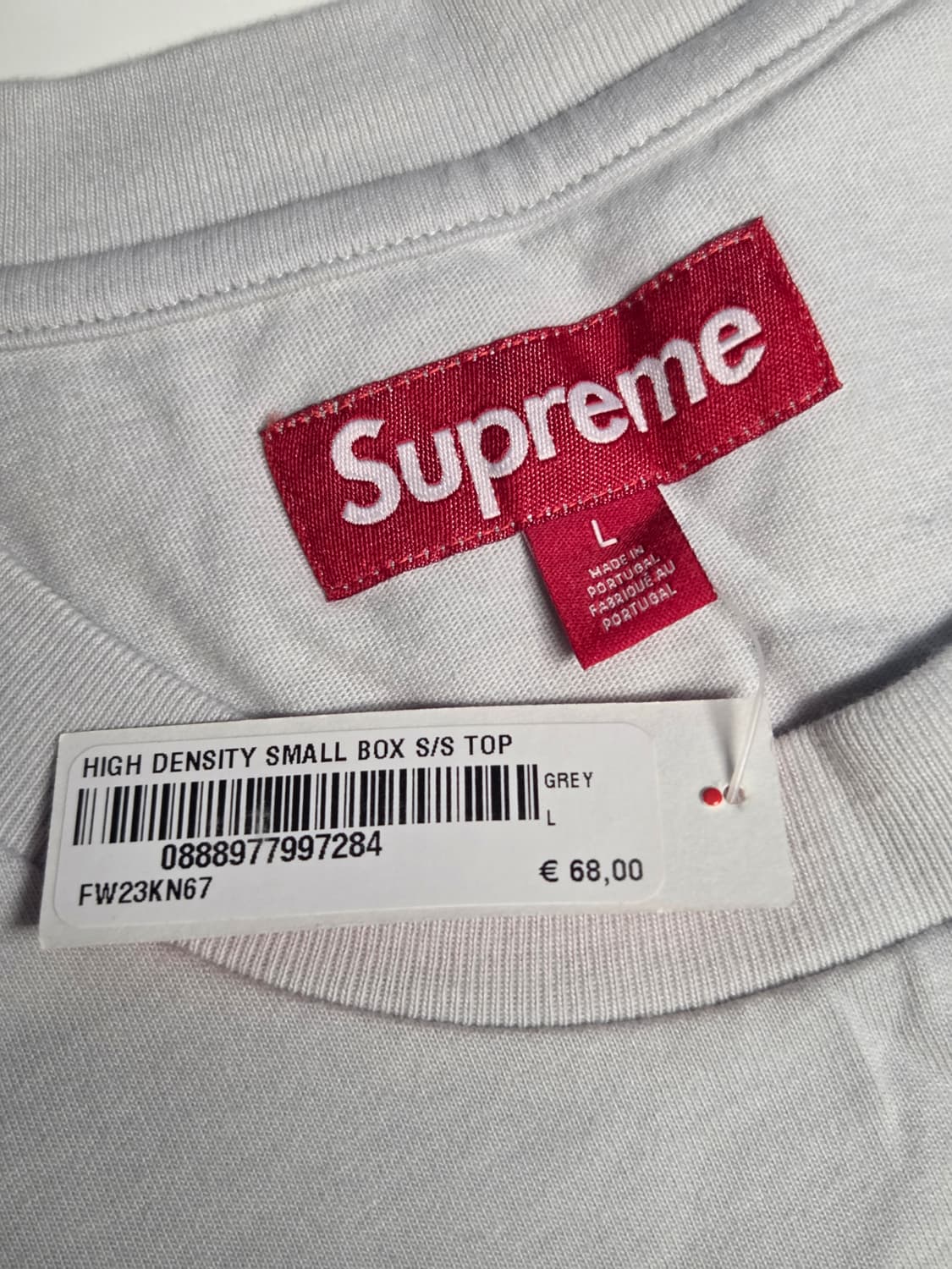 Supreme High Density Small Box SS GREY L 상품이미지4