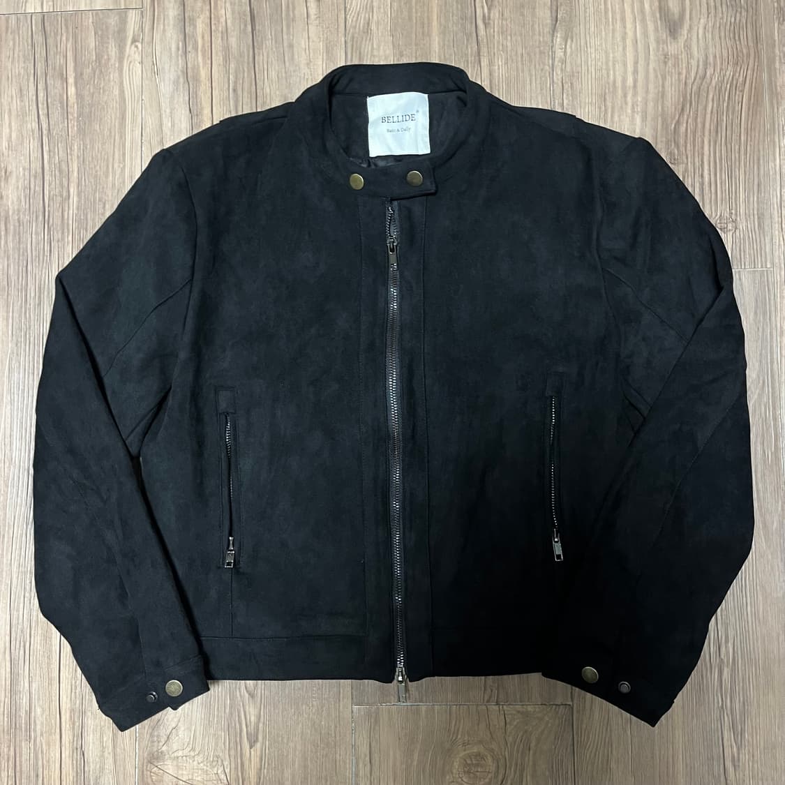 vintage suede blouson(black) 상품이미지1