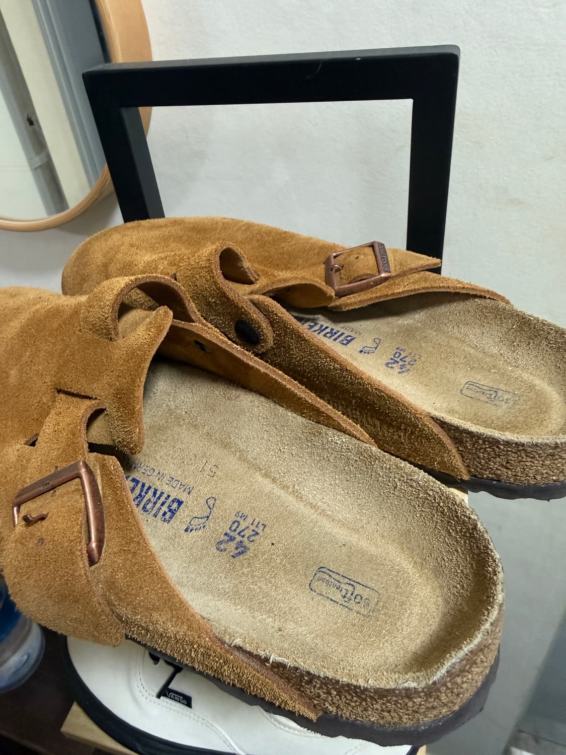 버켄스탁 소프트 풋베드 밍크 42size 상품이미지2