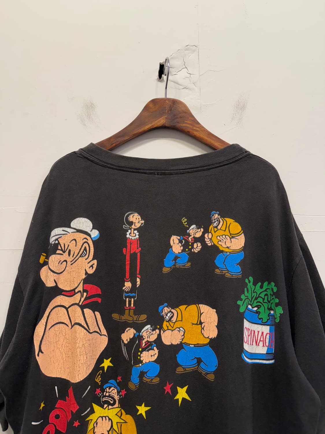 90s USA 빈티지 뽀빠이 반팔 티셔츠 상품이미지4