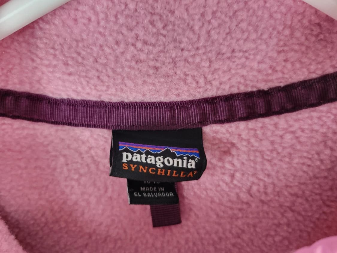 파타고니아 신칠라 스냅-T 핑크/그레이 엘살바도르 상품이미지6