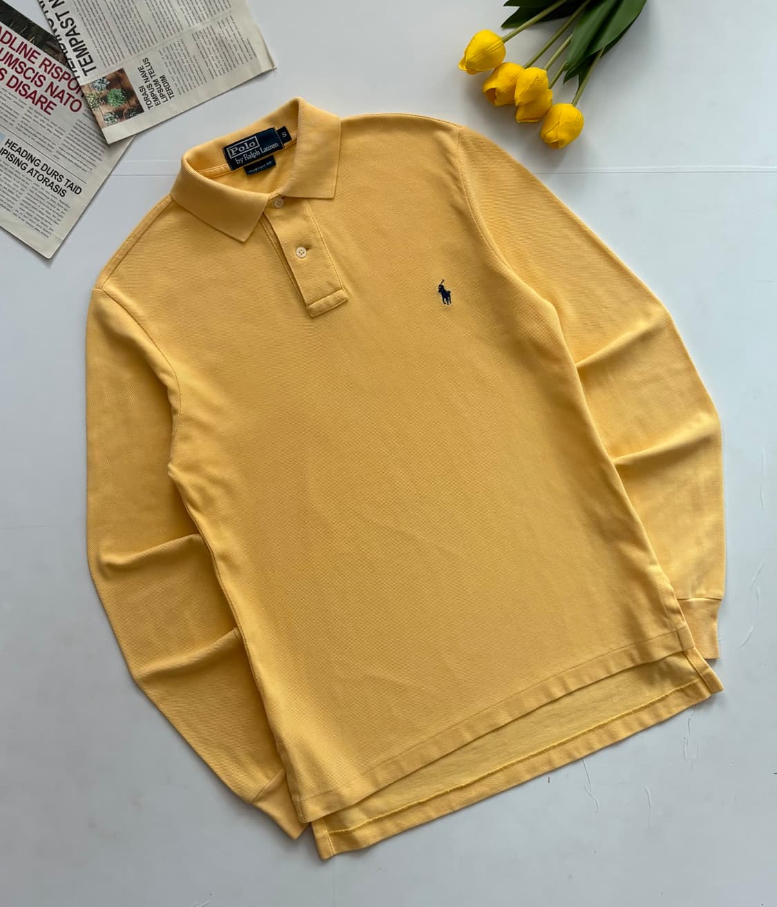 Polo 폴로랄프로렌 노란색 PK 카라티  상품이미지1