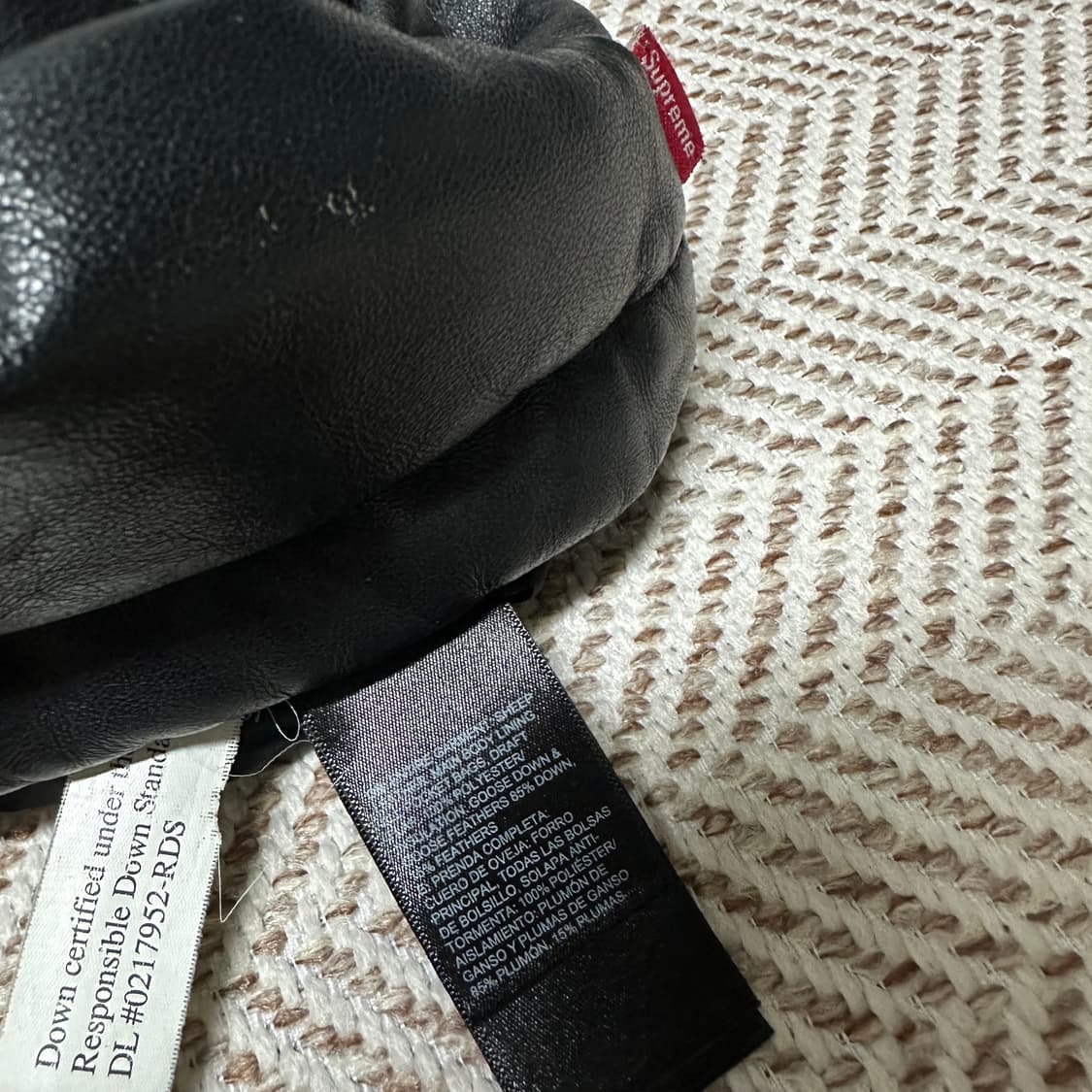 SUPREME X THE NORTH FACE leather down 상품이미지4