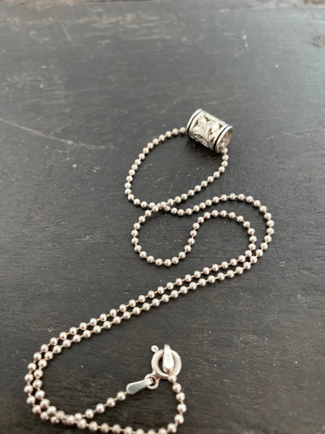 七寶 m cylinder 925silver neckla 상품이미지4