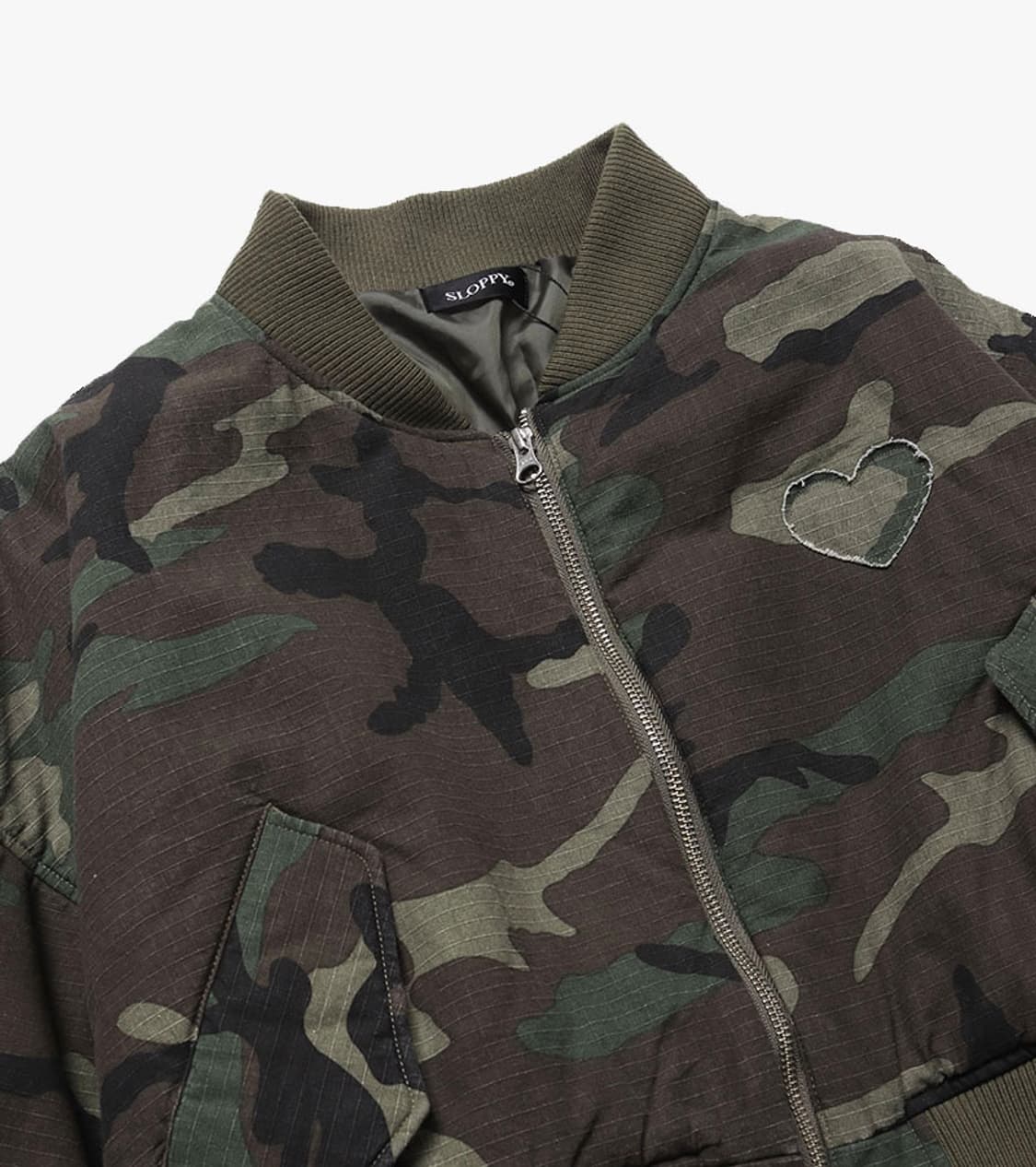 WHO’S WHO GALLERY - CAMO CROP MA-1 상품이미지3