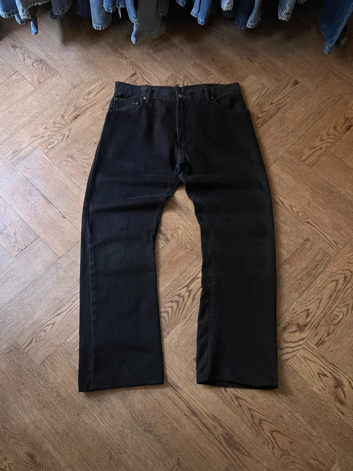 [36]리바이스 517 플레어핏 흑청 데님 팬츠 상품이미지1