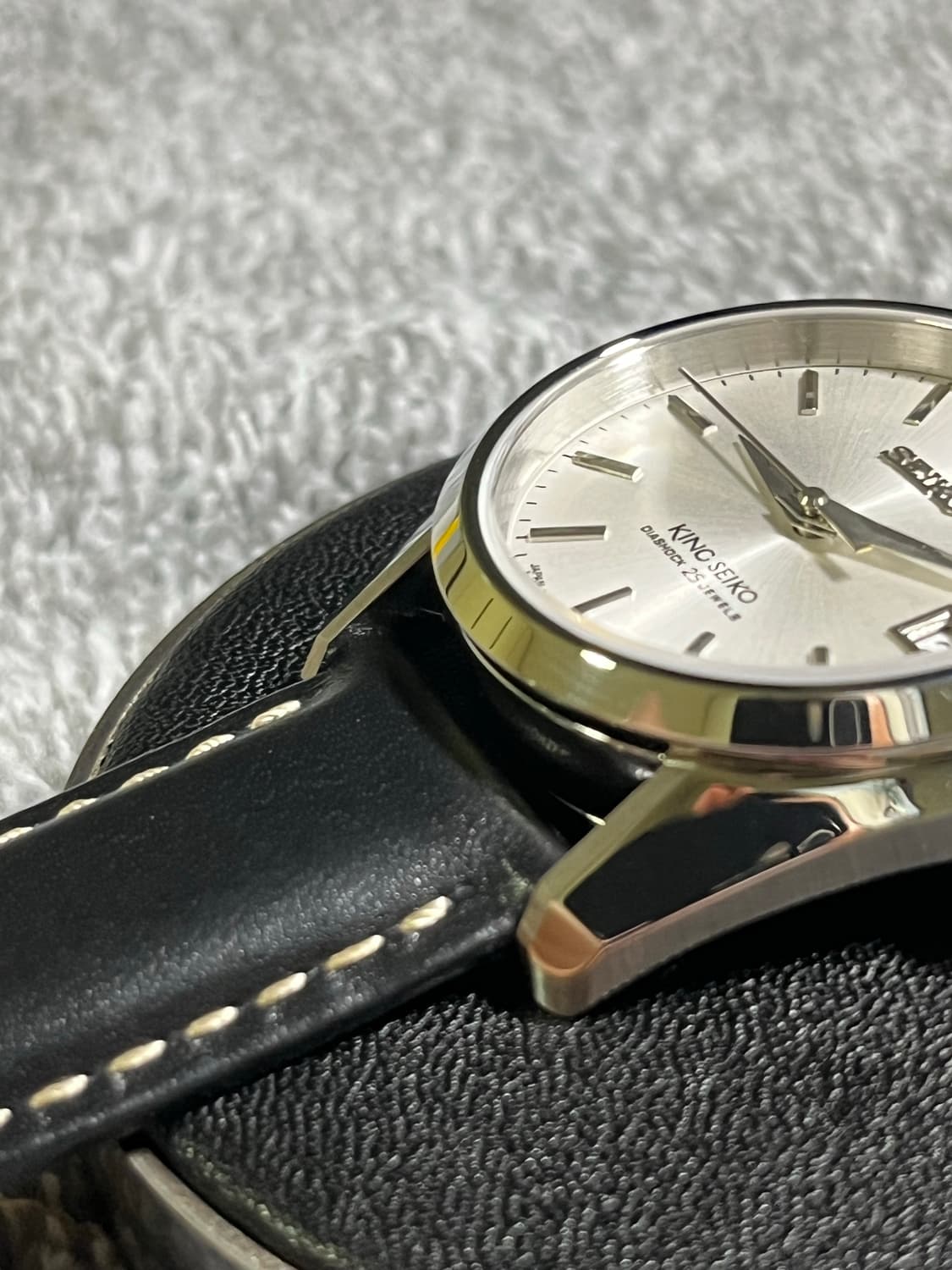 킹세이코 샴페인 실버 36mm 커스텀 새상품 상품이미지3