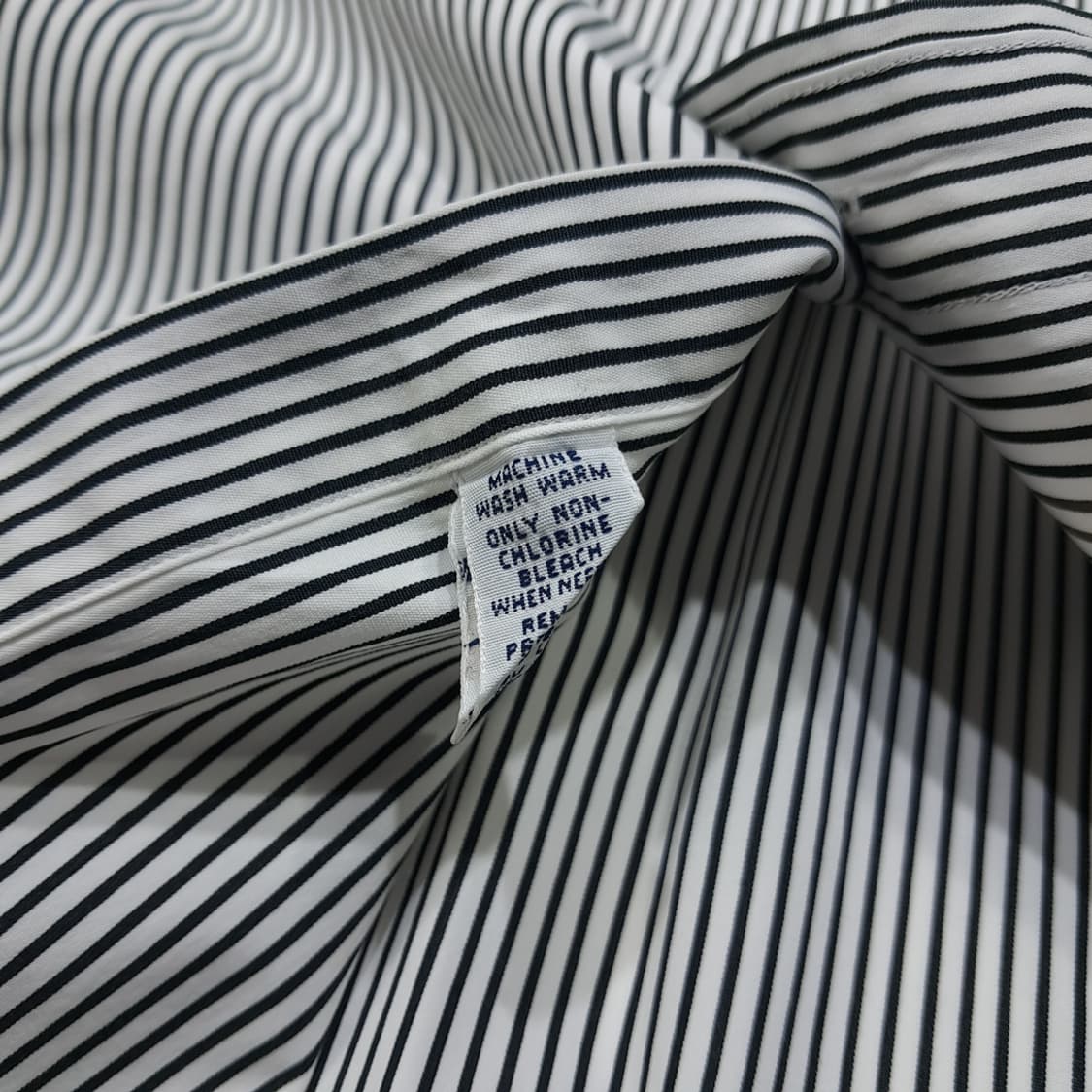 CL244 L 폴로 00s 필리핀판 면 스트라이프 셔츠 남방 상품이미지5