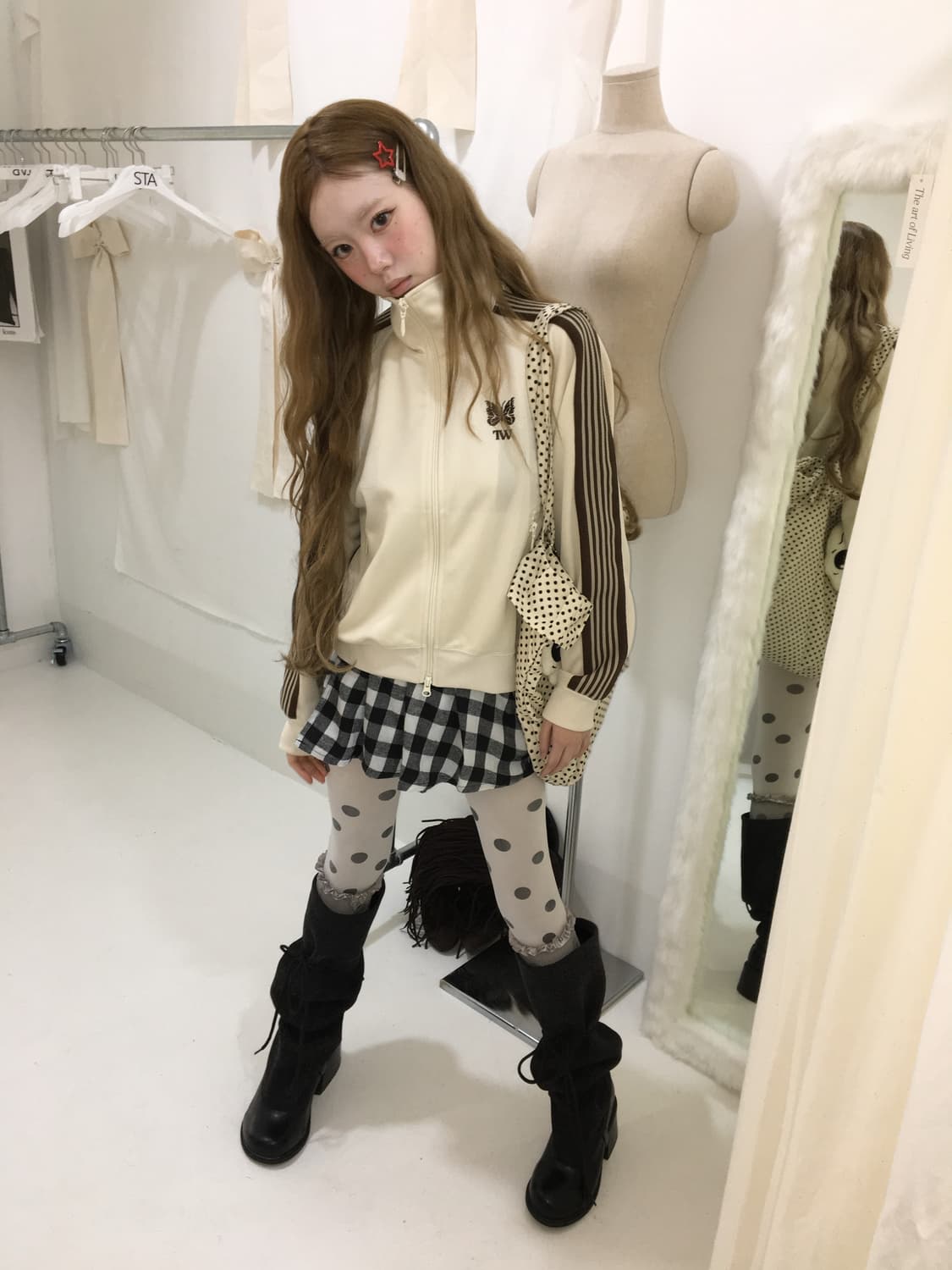 니들스tw 크림초코져지 상품이미지1