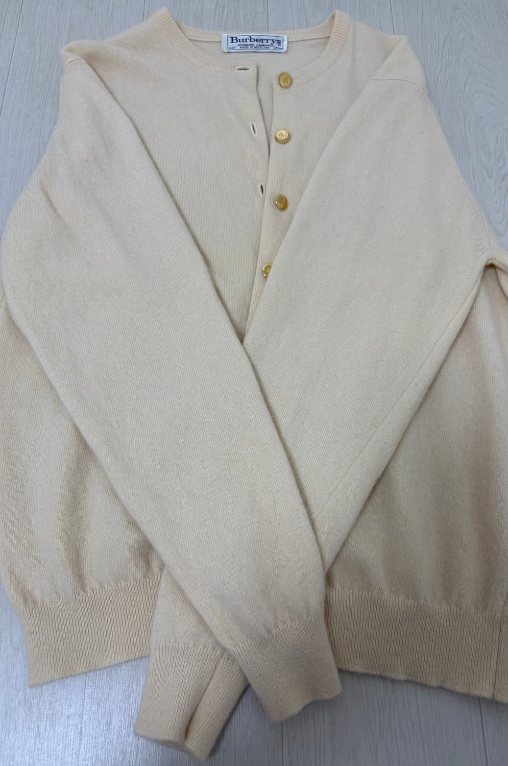 버버리 빈티지 가디건 상품이미지1