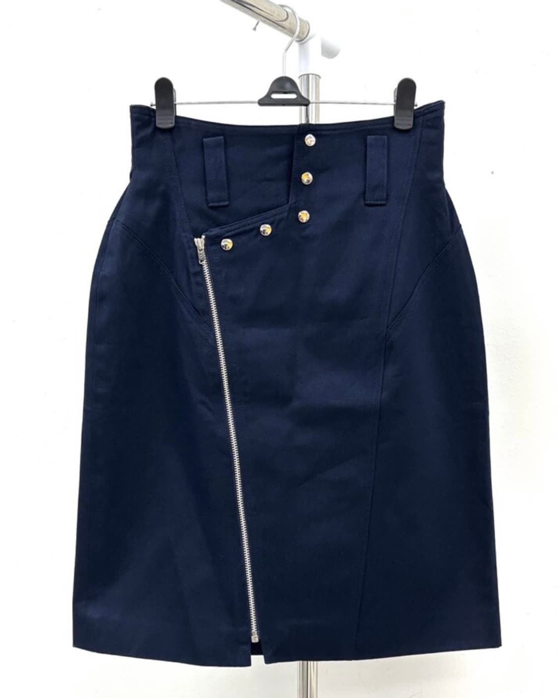 빈티지 네이비 스커트 상품이미지4