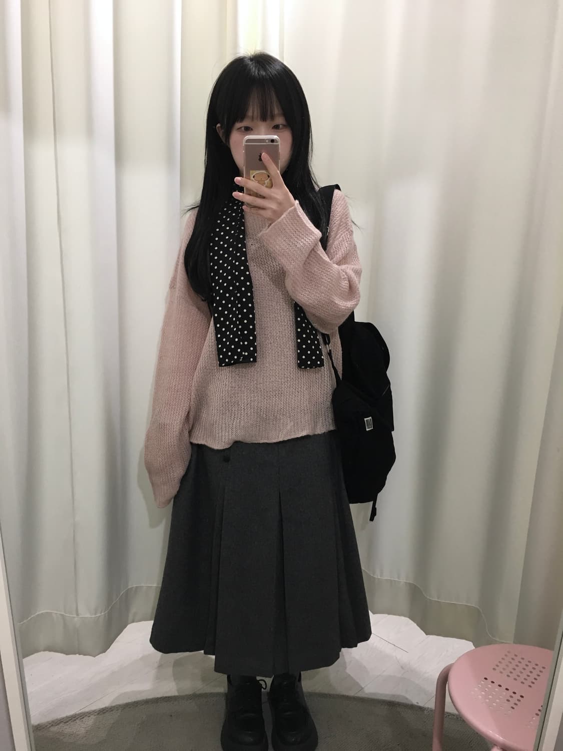 여리핏 베이비 핑크 니트 상품이미지1