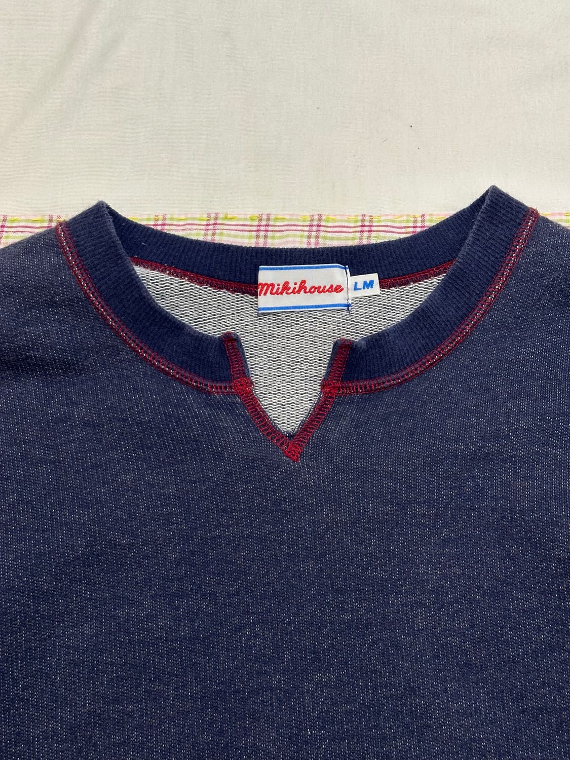 네이비 스티치 맨투맨  상품이미지5